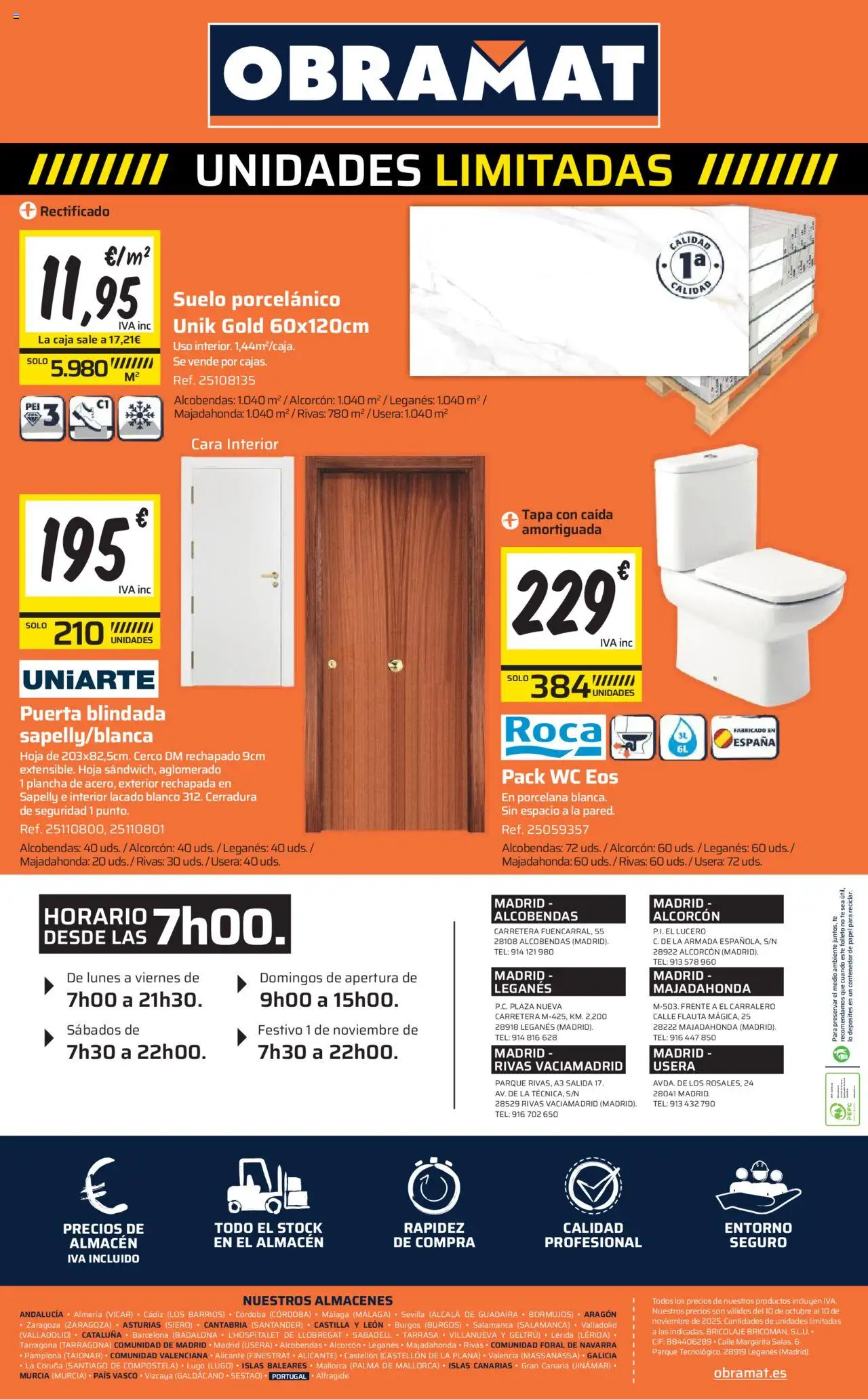 Obramat - Madrid │ válido desde el 10.10.2025 | Página: 80 | Productos: Té, Plancha, Caja