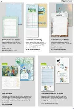Lyreco - Almanackor och kalendrar 2025 - Förhandsvisning av reklamblad från butik Lyreco aktuell från 27.08.2024 | Sida: 59 | Produkter: Kalender