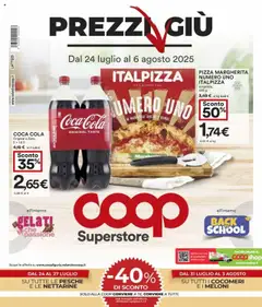 Anteprima del volantino COOP Superstore - Genova catalogo valido a partire dal 24.07.2025