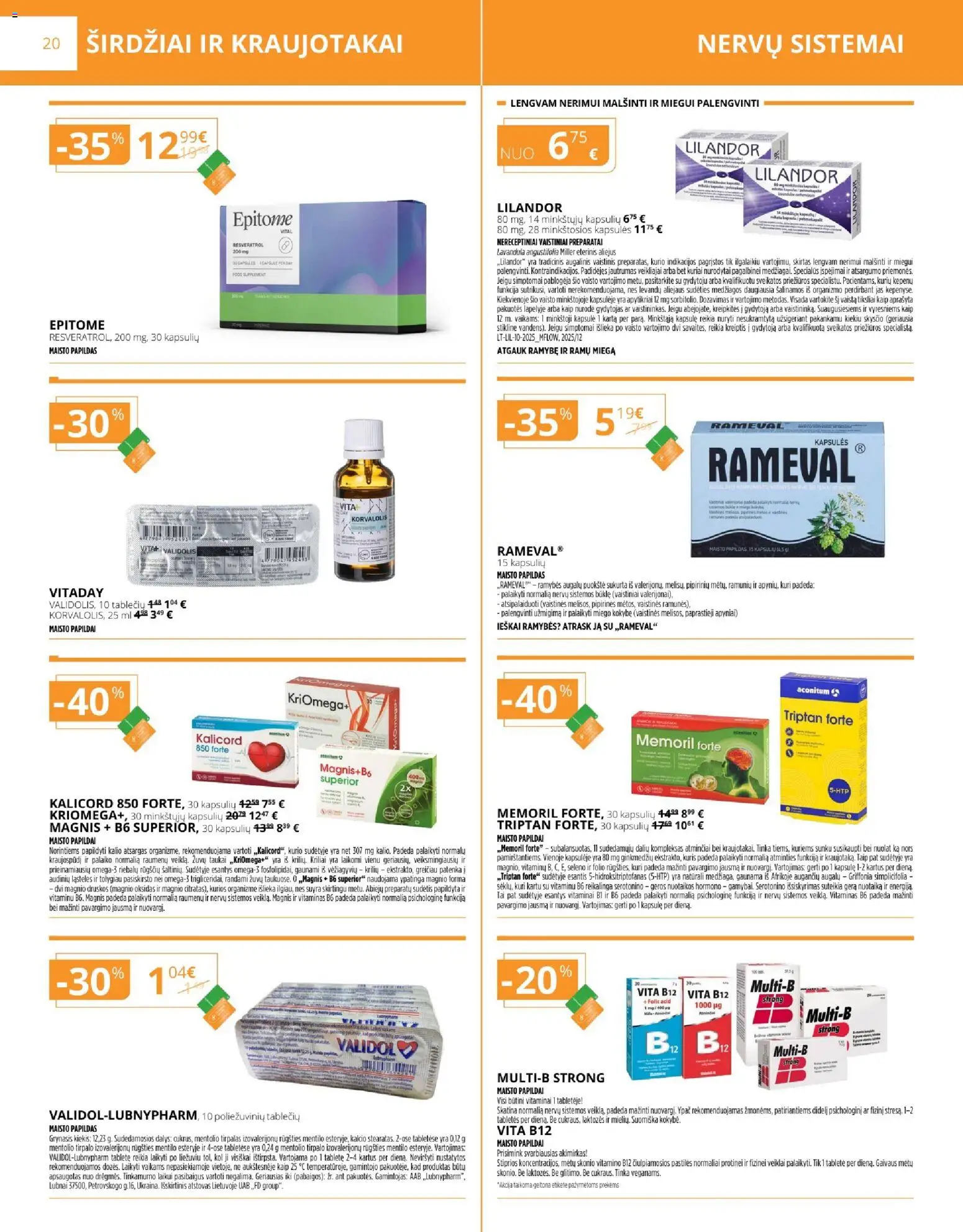 Gintarinė akcijos nuo 01.02.2026 | Puslapis: 20 | Prekių: Aliejus