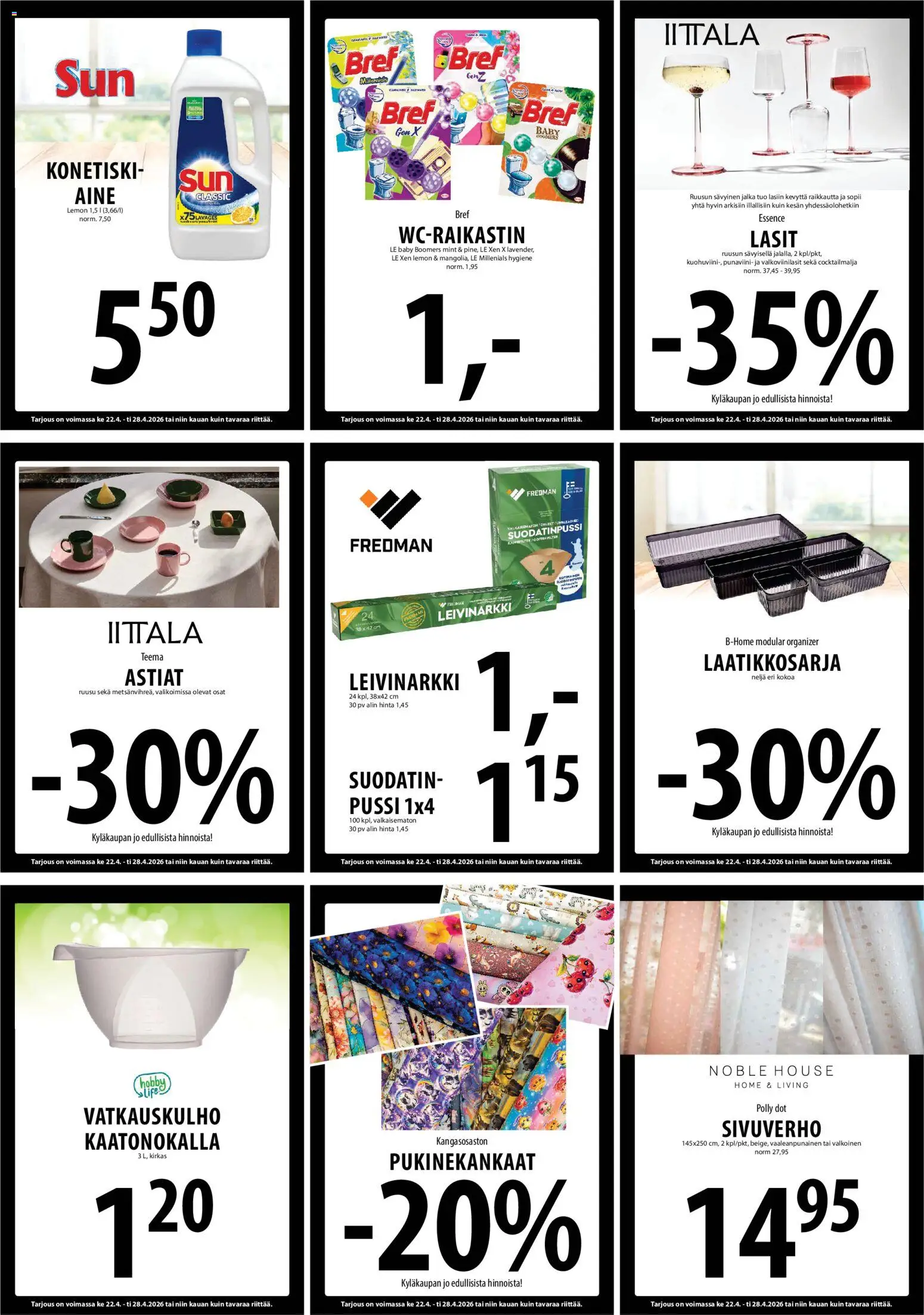 Tuuri tarjoukset – voimassa 22.04.2026 alkaen | Sivu: 18 | Tuotteet: Punaviini