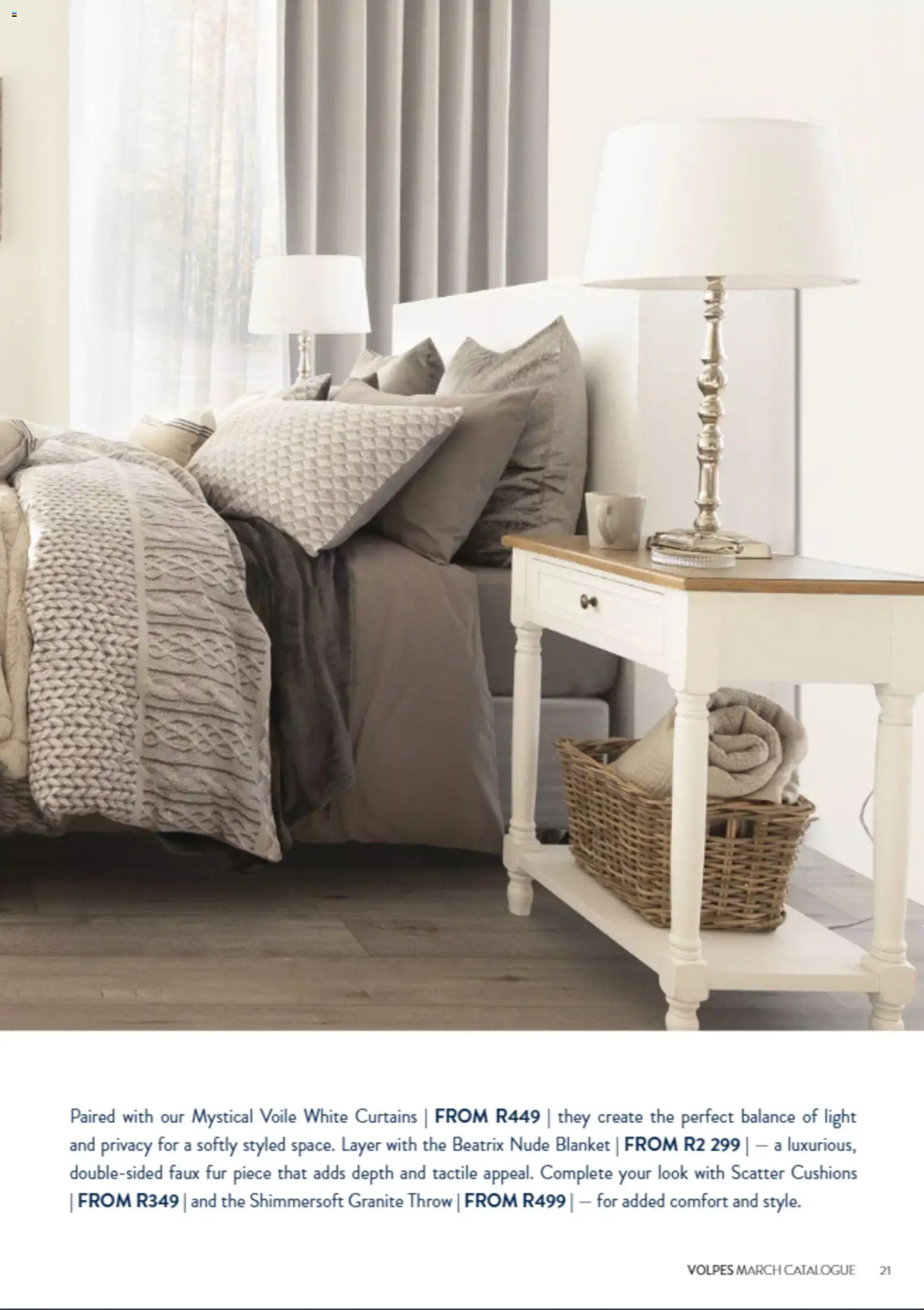 New Volpes catalogue – valid from 01.03.2026 | Page: 21 | Products: Blanket, Light