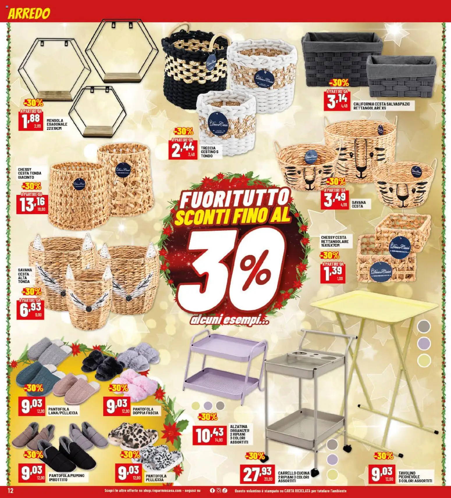 Volantino RisparmioCasa del 22.12.2025 | Pagina: 12