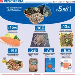 Volantino Sì con Te del 24.07.2025 | Pagina: 6 | Prodotti: Salmone, Trota, Calamari, Sugo