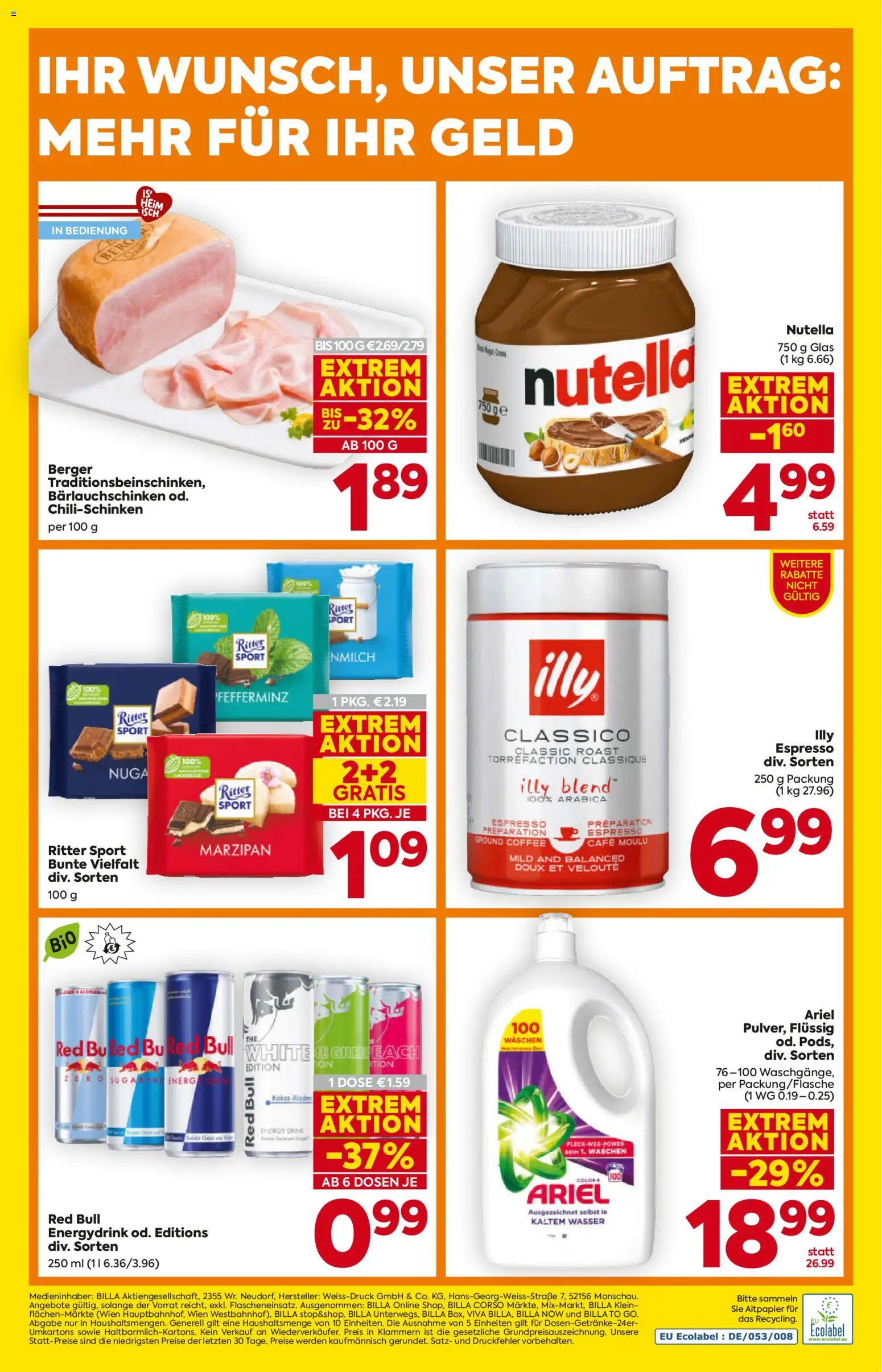 Billa Flugblatt gültig ab 12.02.2026 | Seite: 20 | Produkte: Wasser