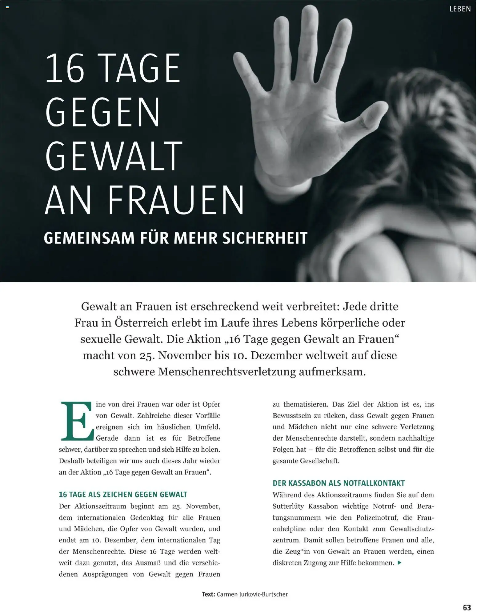 Sutterlüty B’sundrig Magazine gültig ab 17.11.2025 | Seite: 63