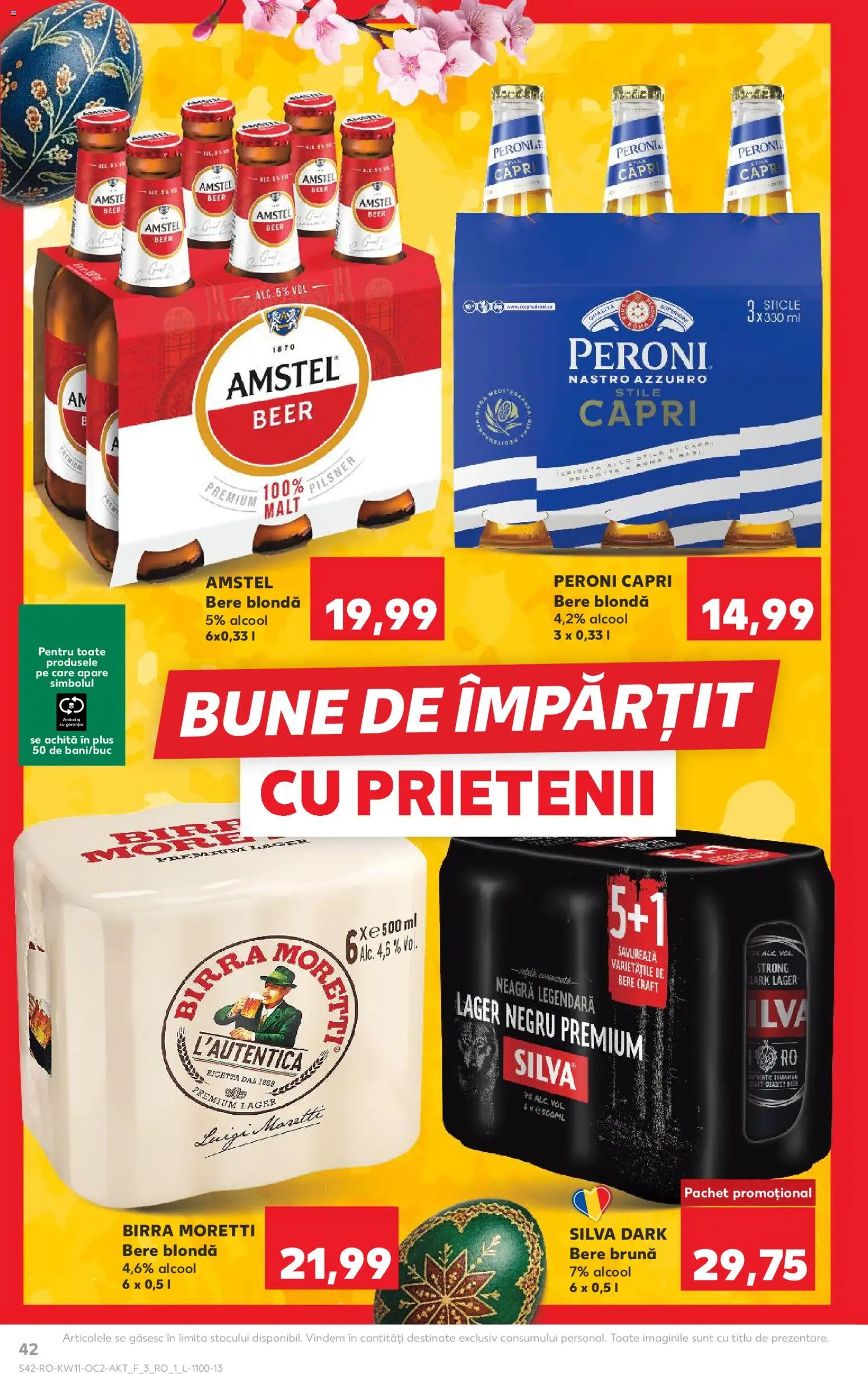 Noul catalog Kaufland – valabil de la 11.03.2026 | Pagină: 42 | Produse: Bere
