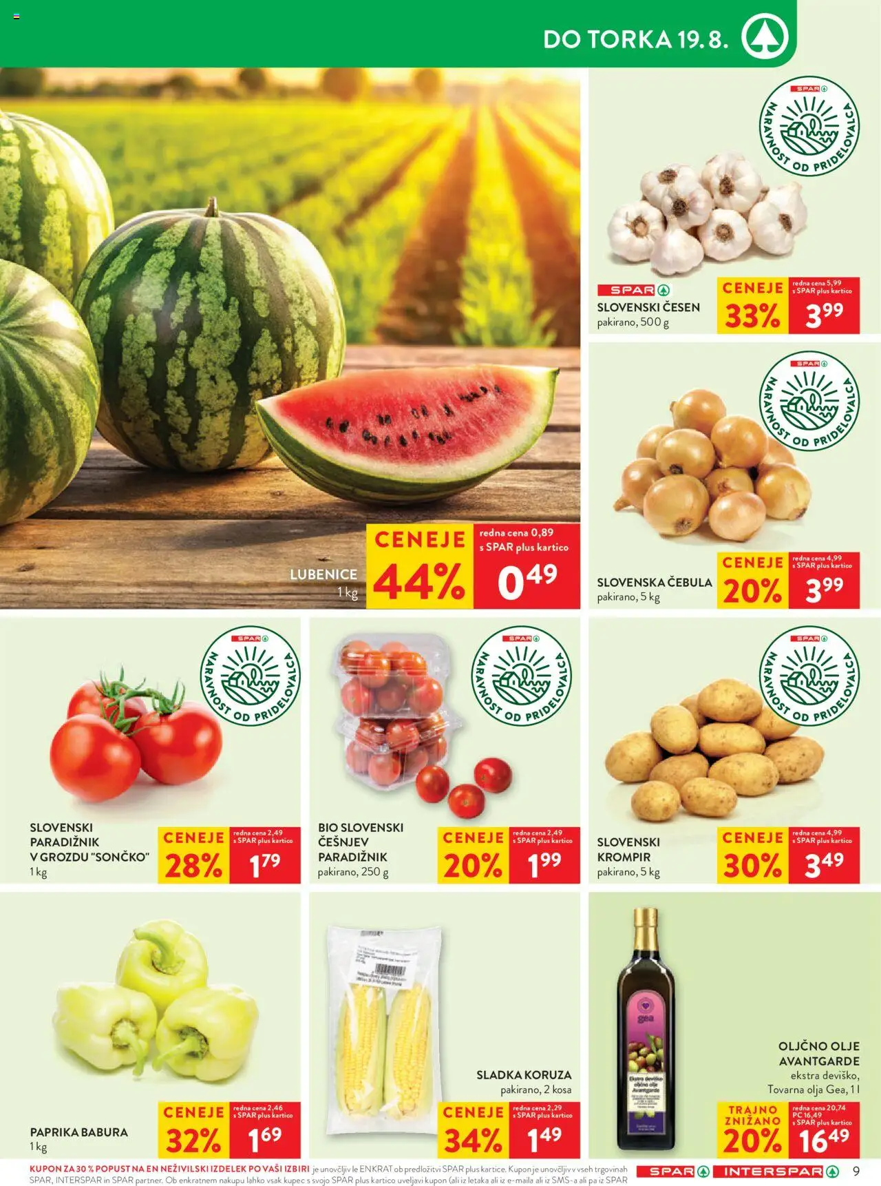 Spar katalog 33/25 │ velja od 13.08.2025 | Stran: 11 | Izdelki: Paprika, Paradiznik, Krompir, Cebula