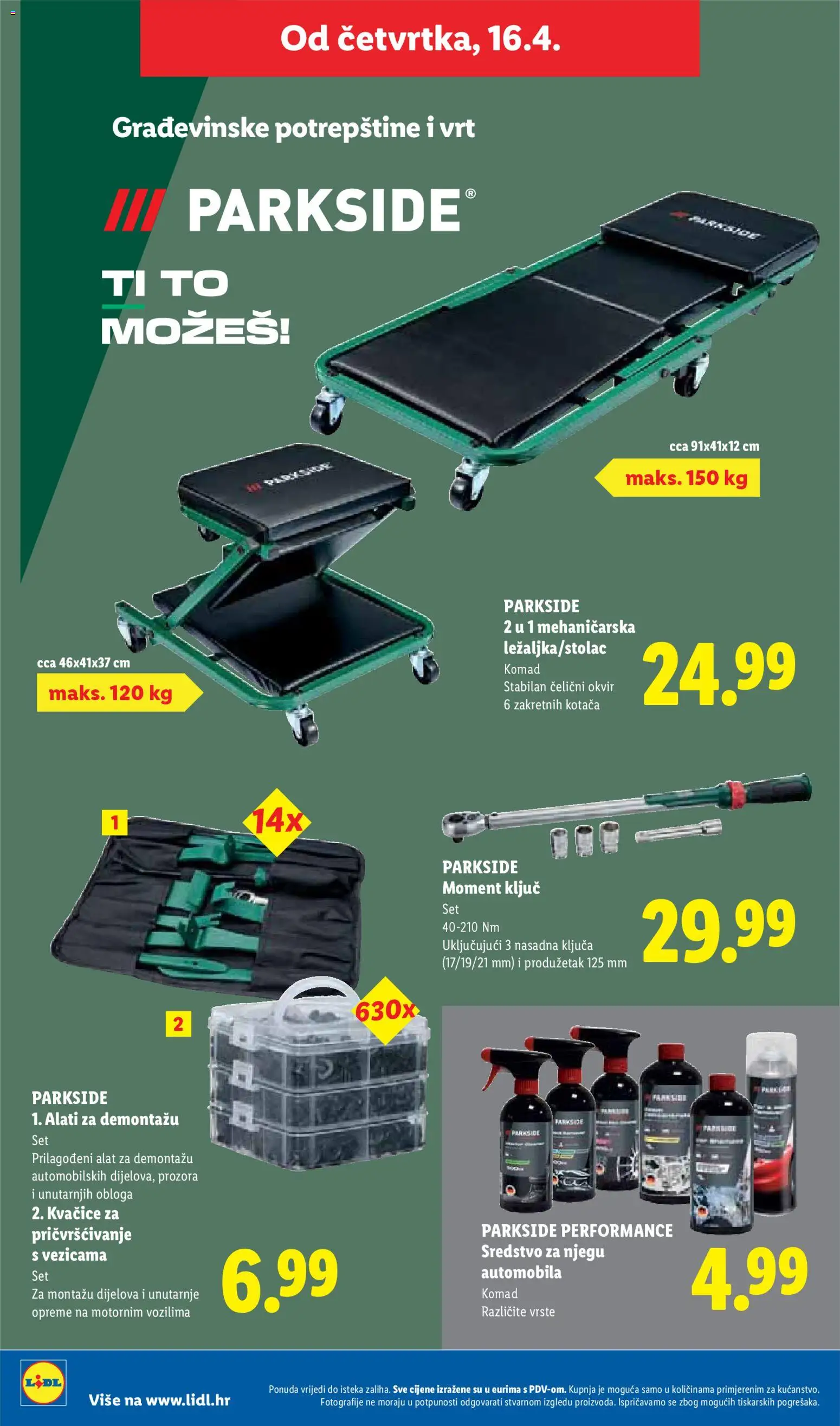 Lidl katalog | vrijedi od 13.04.2026 | Stranica: 38 | Proizvodi: Alat, Parkside