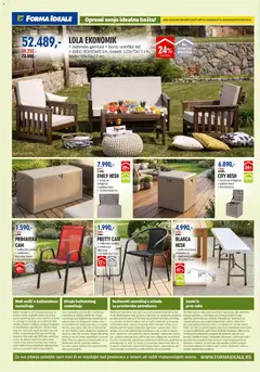 Forma Ideale katalog Bašte - pregled Forma Ideale kataloga - važi od 09.03.2026 | Strana: 4 | Proizvode: Baštenska stolica, Stolica, Baštenski nameštaj, Dvosed