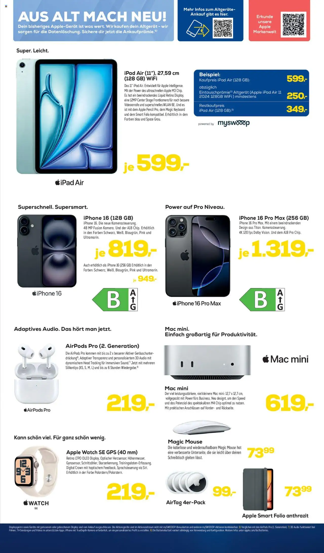 Euronics  Aktueller Prospekt – gültig ab 24.09.2025 | Seite: 7 | Produkte: Airpods, Iphone, Apple, Audio