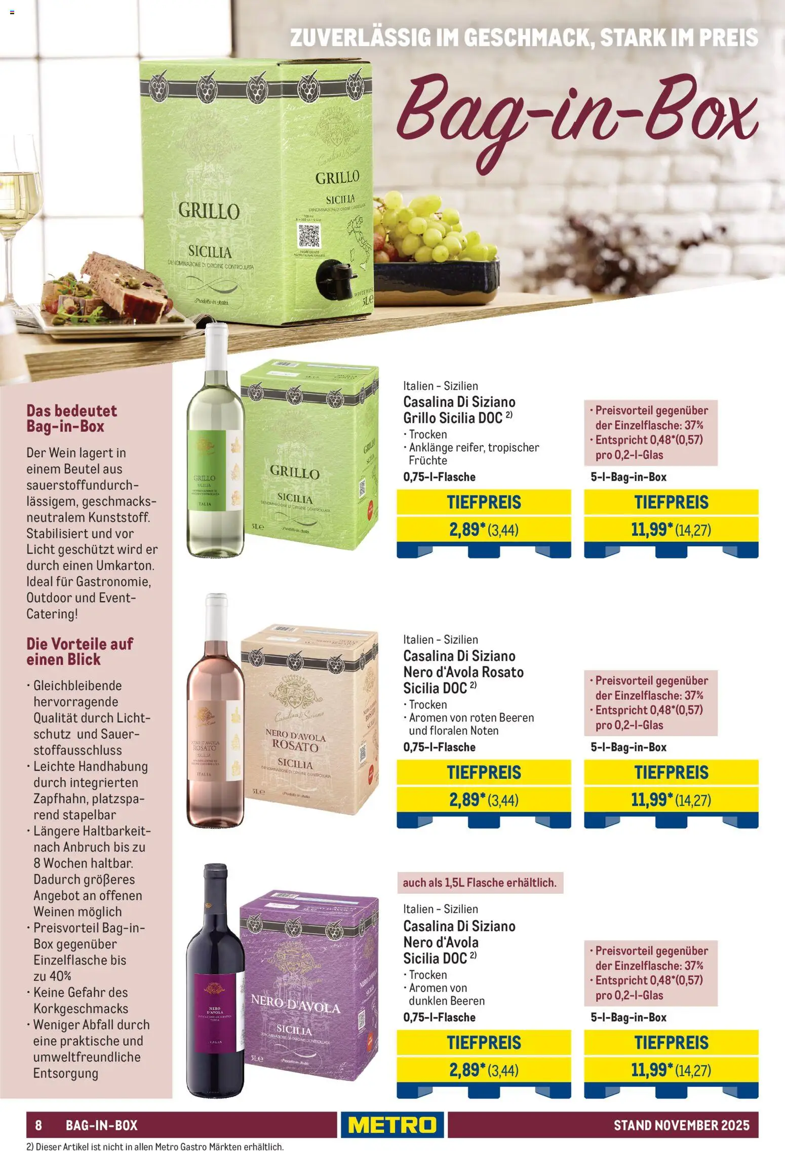 Metro - Hauswein-Katalog – gültig ab 12.11.2025 | Seite: 8 | Produkte: Box, Wein