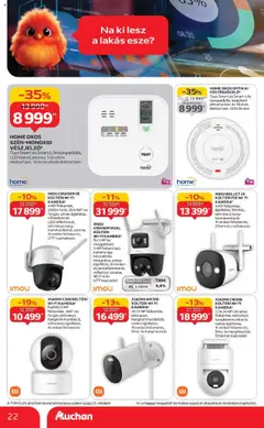 Auchan akciós ujság - amely érvényes a következő dátumtól: 04.09.2025 | Oldal: 22 | Termékek: Kamera, Akkumulátor, Xiaomi