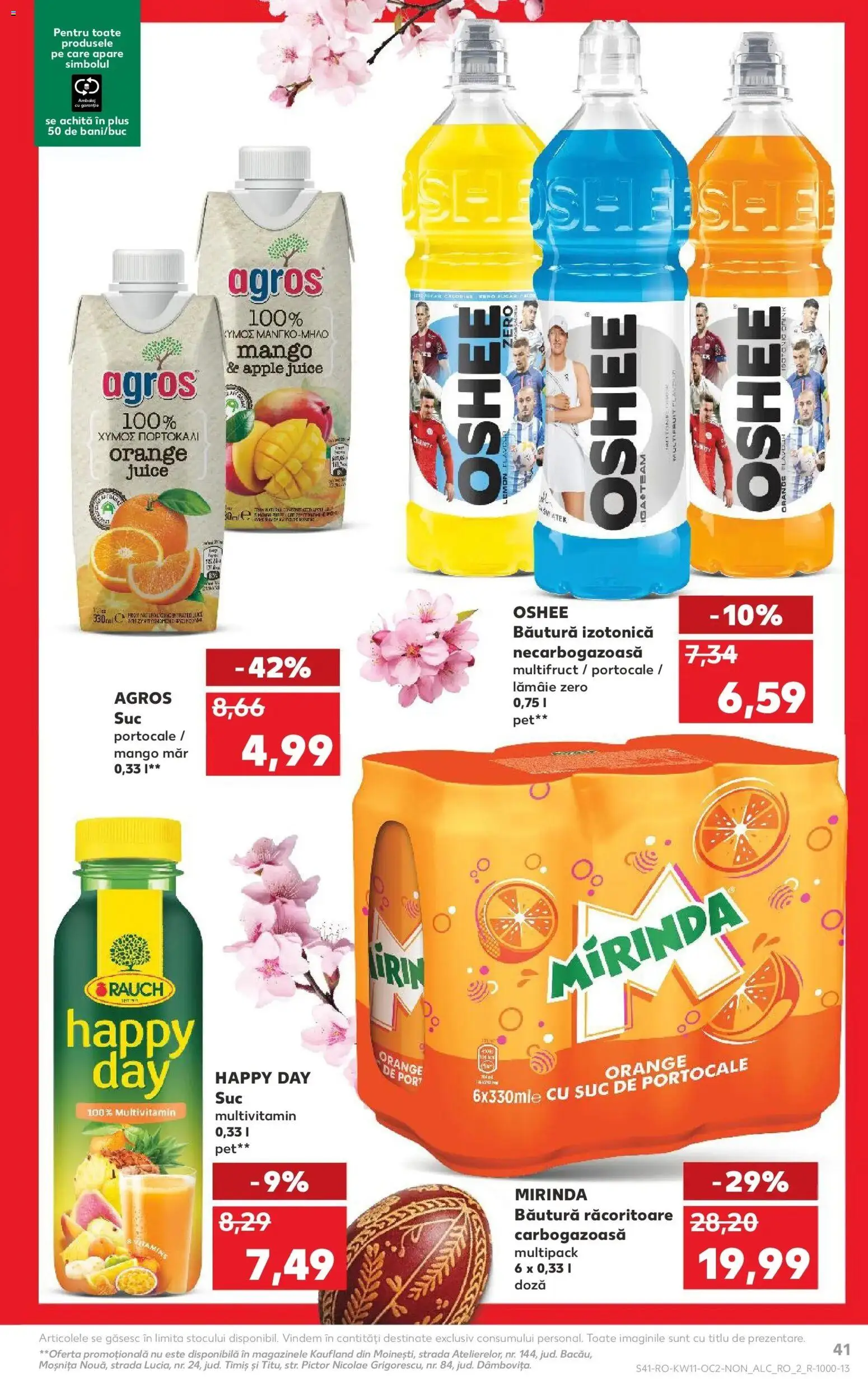 Noul catalog Kaufland – valabil de la 11.03.2026 | Pagină: 41 | Produse: Apple, Suc, Portocale, Mango