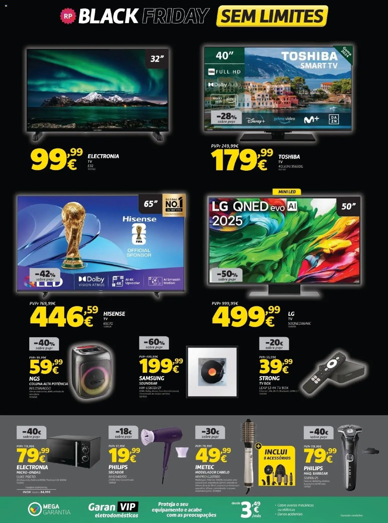 Radio Popular - Black Friday  │ válido de 04.11.2025 | Página: 4 | Produtos: Vídeo, Audio, Microfone, Soundbar