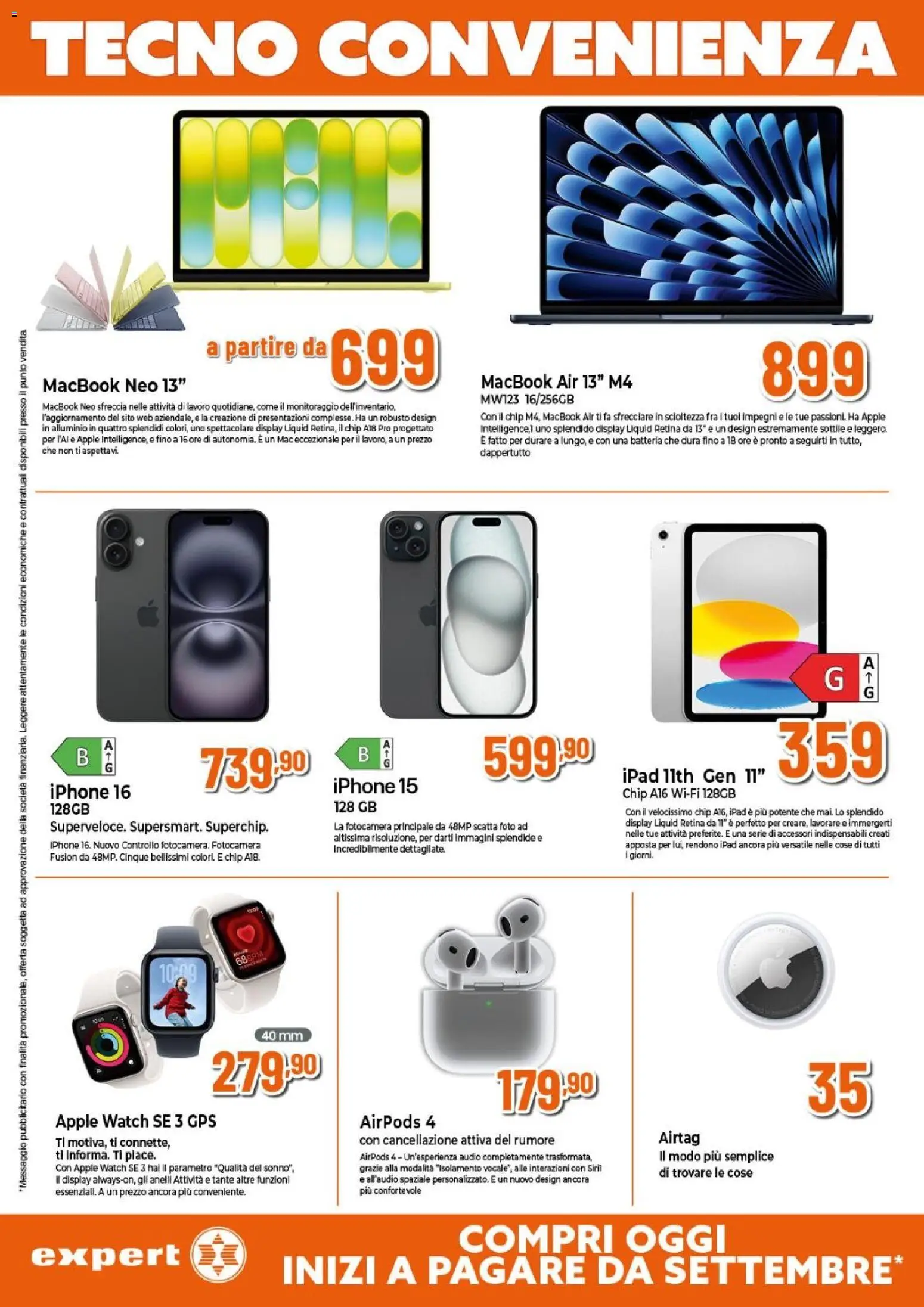 Volantino Expert del 26.03.2026 | Pagina: 13 | Prodotti: Audio, Fotocamera, Alluminio, Batteria