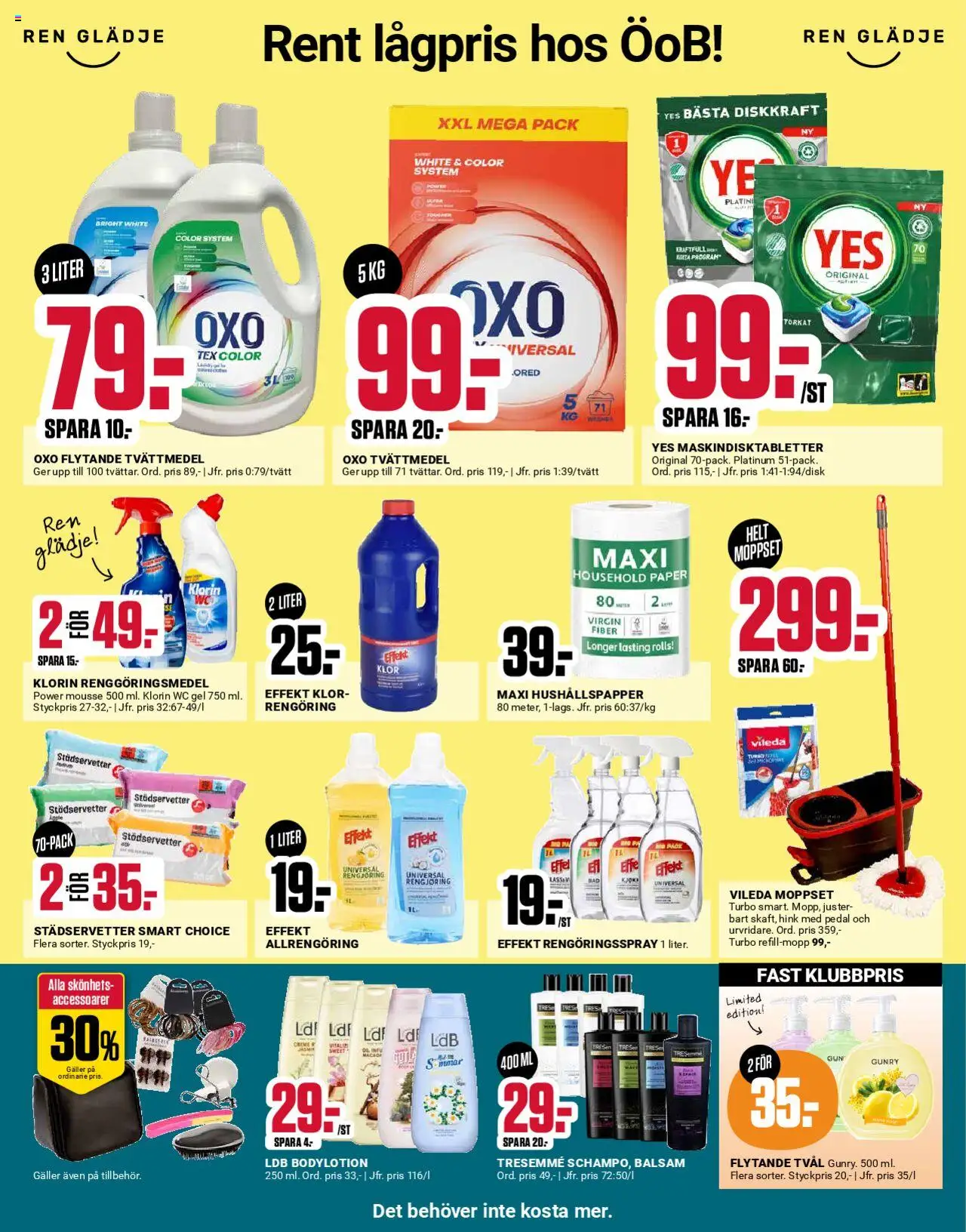 ÖoB reklamblad aktuell från 09.06.2025 | Sida: 11 | Produkter: Balsam, Hink, Rengöringsspray, Allrengöring