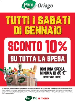 Anteprima del volantino PAM Sconto 10% catalogo valido a partire dal 01.01.2026