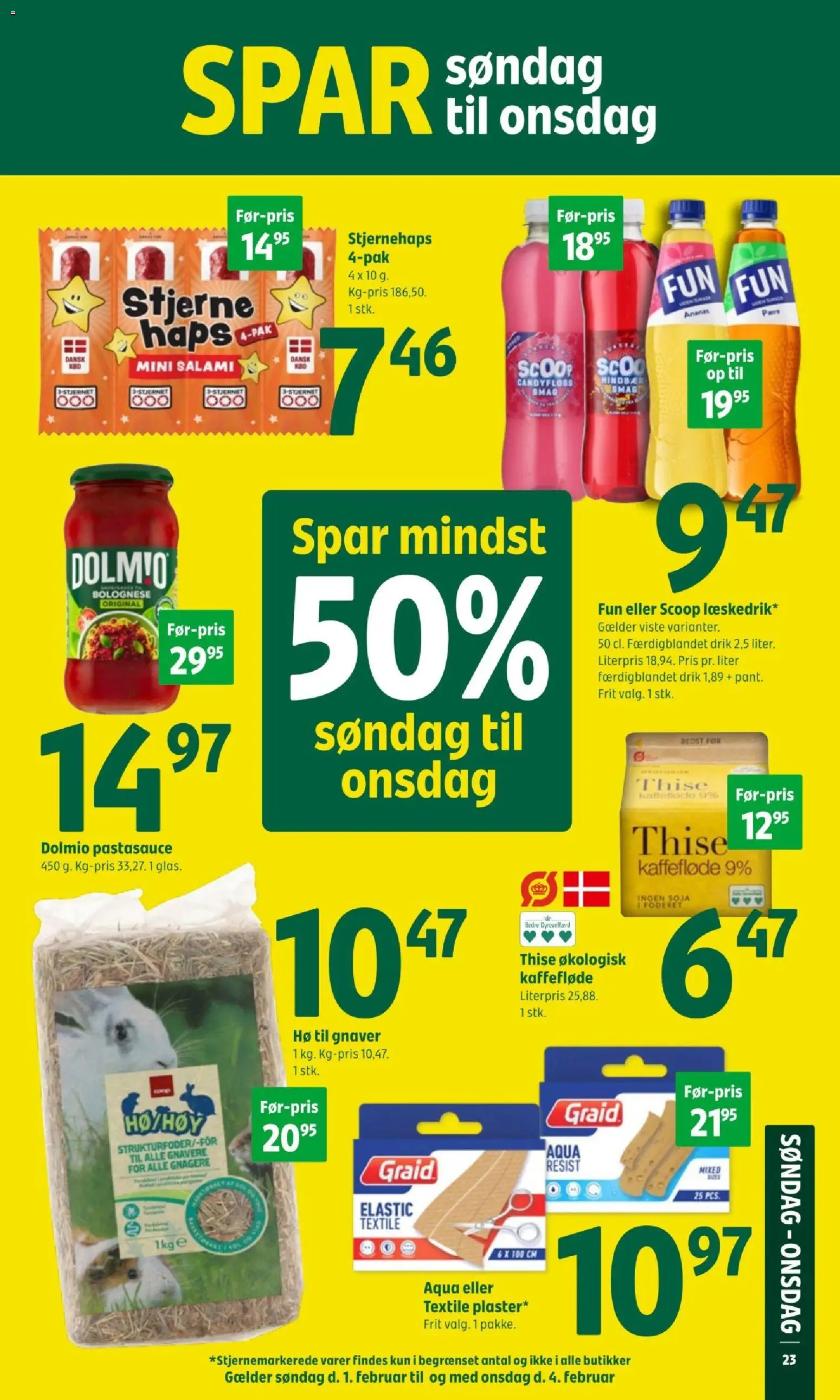 Coop 365 tilbudsavis – gyldig fra 29.01.2026 | Side: 4 | Produkter: Salami, Ananas, Pasta, Pastasauce