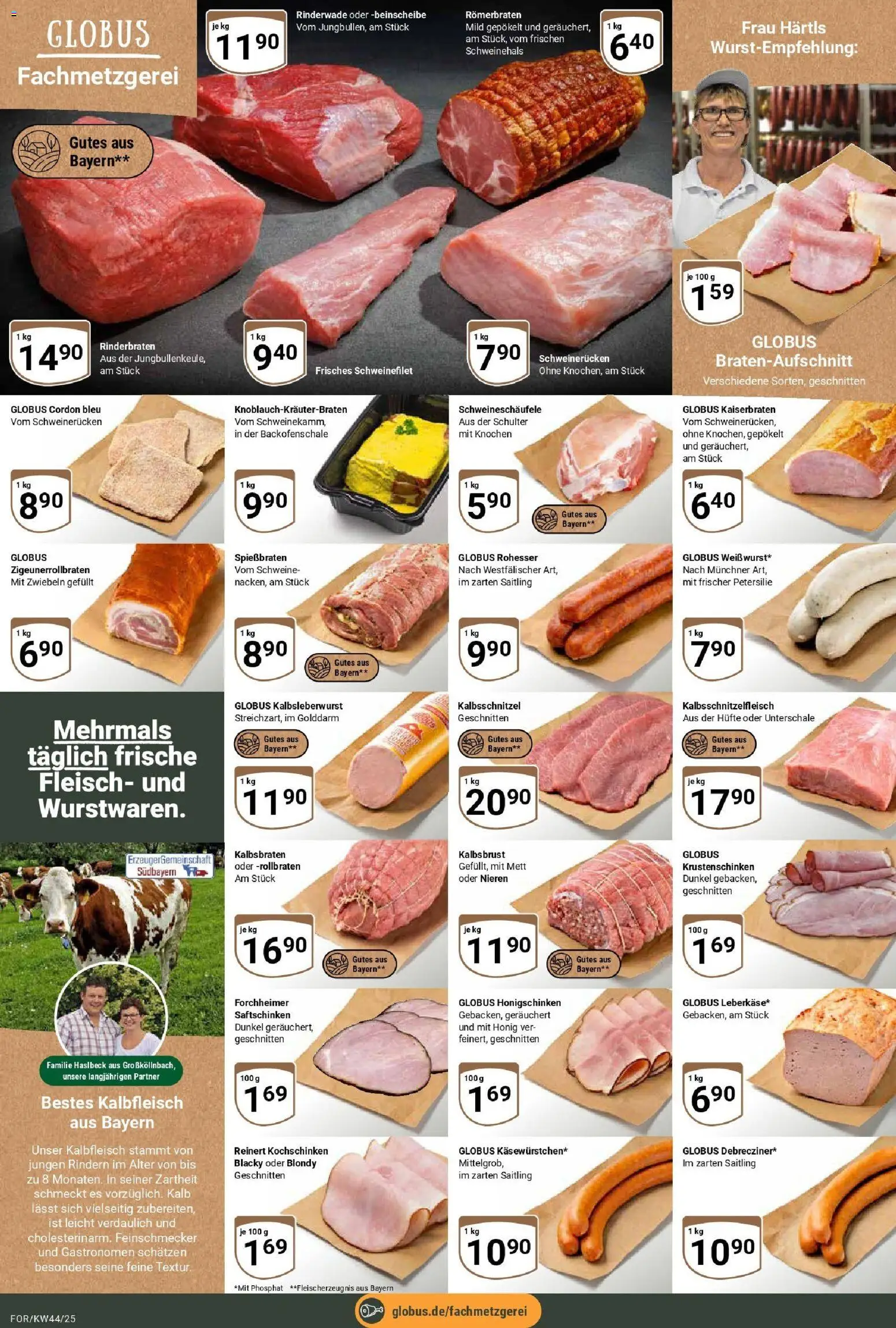 Globus prospekt Forchheim	 – gültig ab 26.10.2025 | Seite: 6 | Produkte: Schweinefilet, Zwiebeln, Schweinerucken, Petersilie
