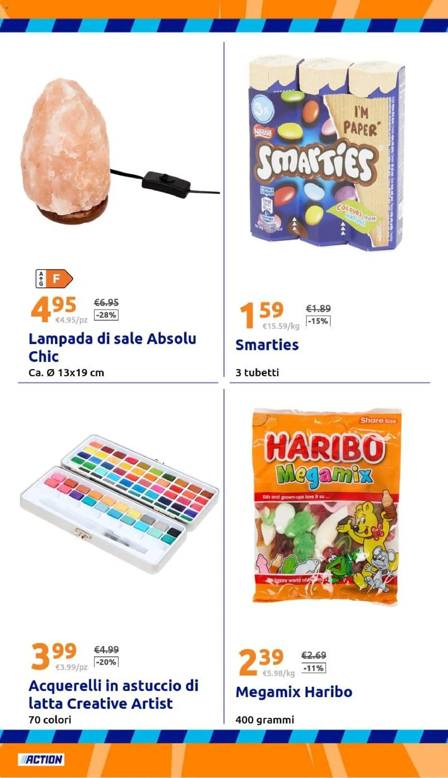 Volantino Action del 14.01.2026 | Pagina: 24 | Prodotti: Sale, Astuccio, Lampada