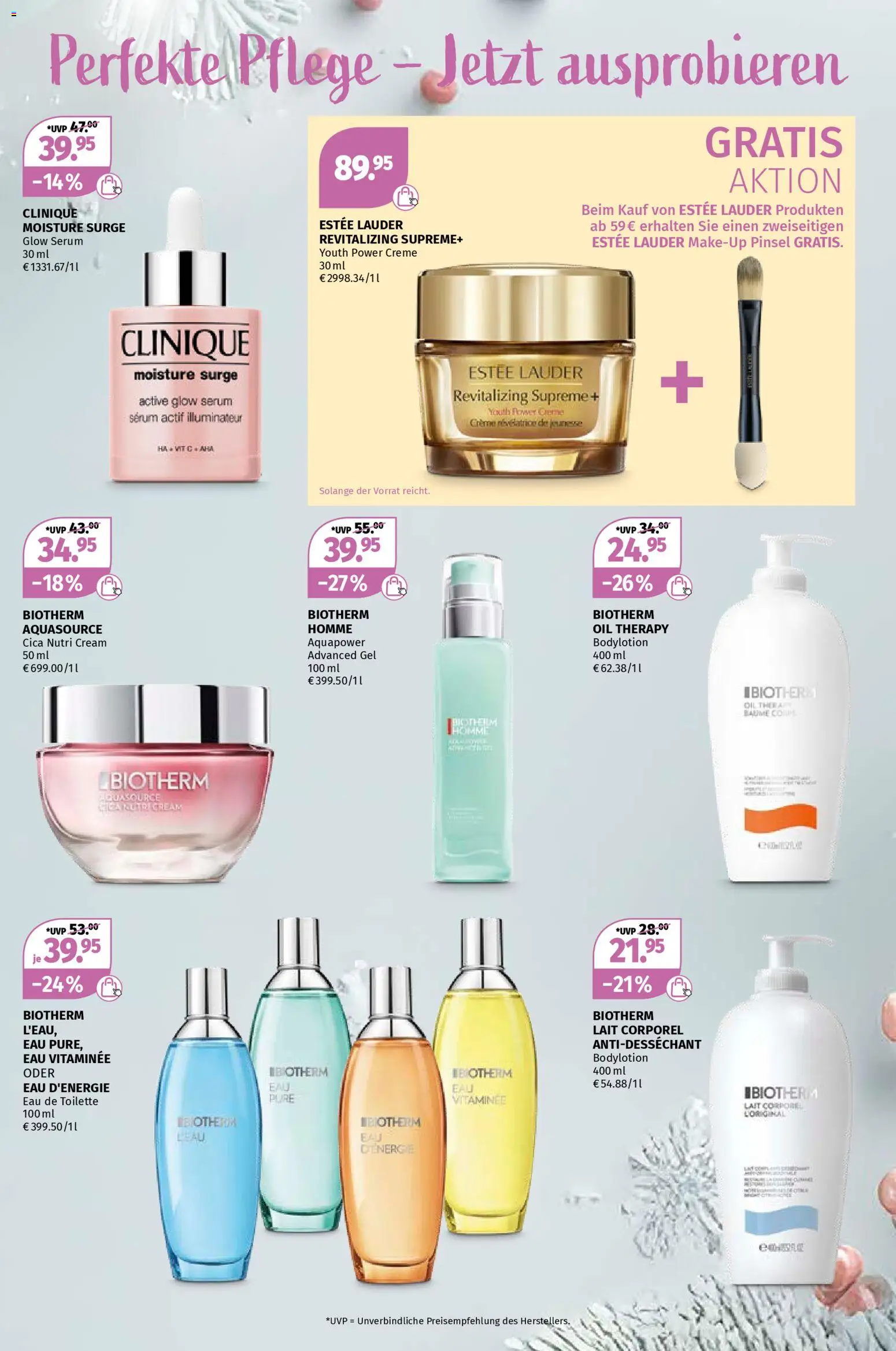 Müller Parfümerie Angebote gültig ab 10.11.2025 | Seite: 13 | Produkte: Toilette, Eau de Toilette, Pinsel, Creme