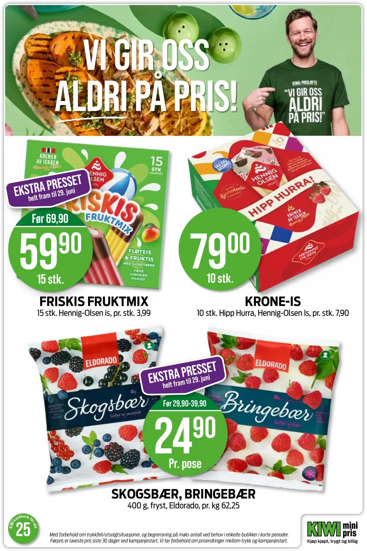  | Side: 20 | Produkter: Sjokolade, Kiwi, Bringebær, Rödvinsvinäger