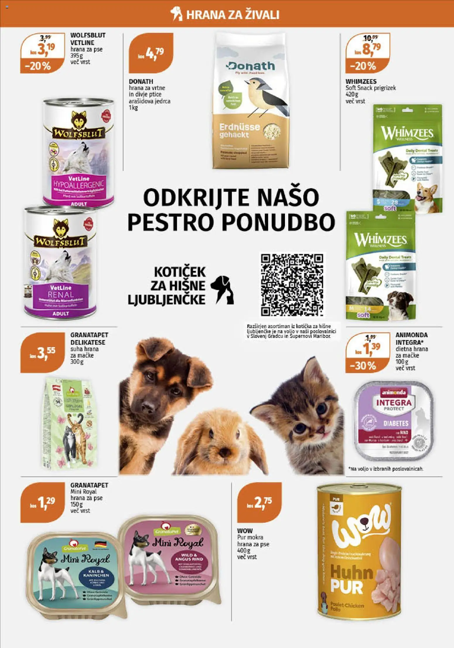 Novi Müller katalog ponudbe – veljaven od 15.12.2025 | Stran: 17 | Izdelki: Hrana za mačke, Hrana za pse