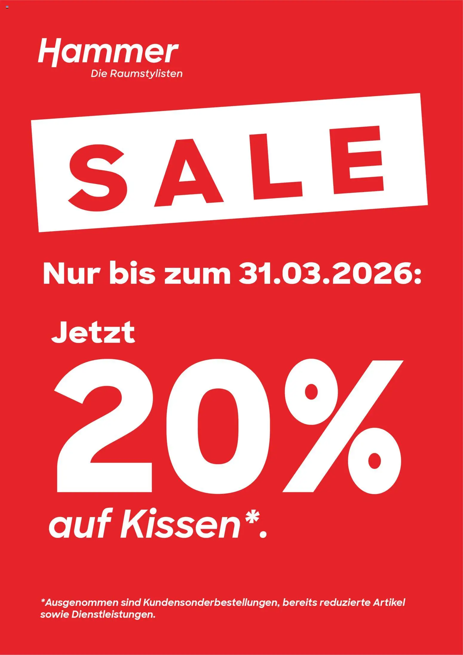 Hammer Zuhause Prospekt 	 – gültig ab 05.03.2026 | Seite: 11 | Produkte: Kissen