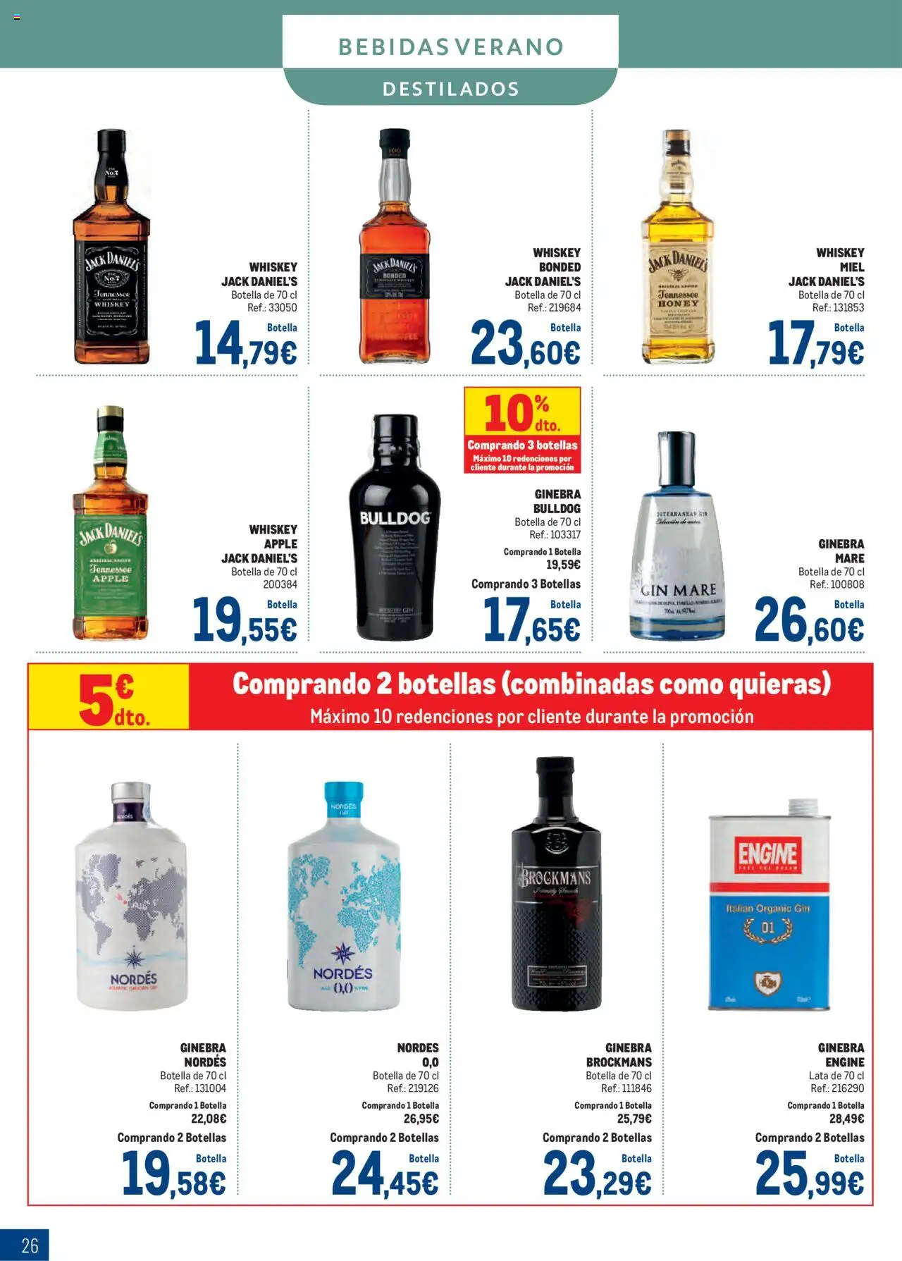 Makro - Bebidas Especial Verano Norte │ válido desde el 04.08.2025 | Página: 26 | Productos: Ψηφιακή κάμερα, Ginebra, Apple