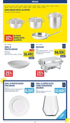 Pré-visualização Makro folheto válido de 02.01.2026 | Página: 18 | Produtos: Copos, Forno, Máquina de lavar, Pratos