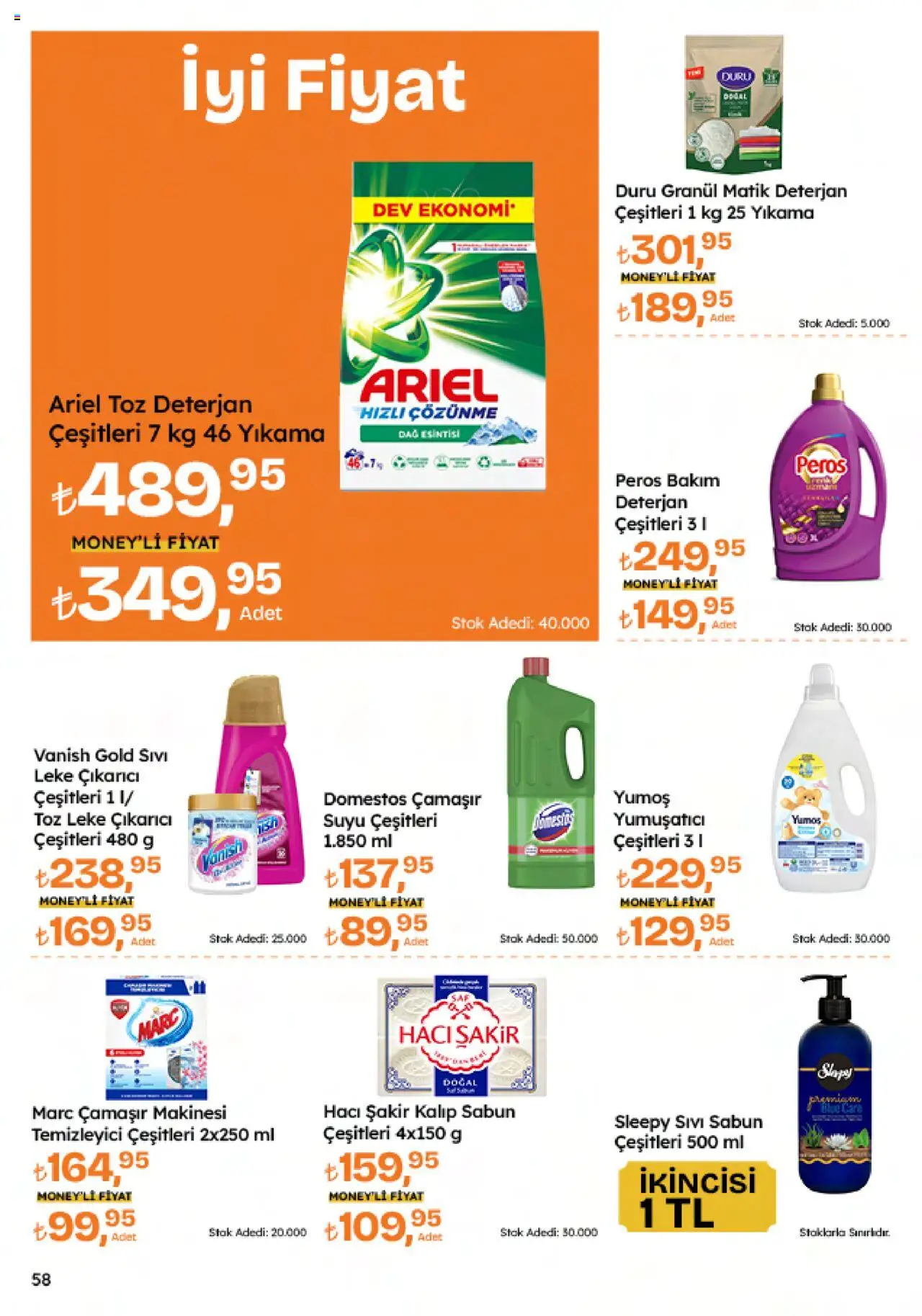 Migros Katalog - Migroskop - 26.06.2025 tarihinden itibaren geçerlidir | Sayfa: 58 | Ürünler: Sabun, Yumuşatıcı, Deterjan, Çamaşır makinesi