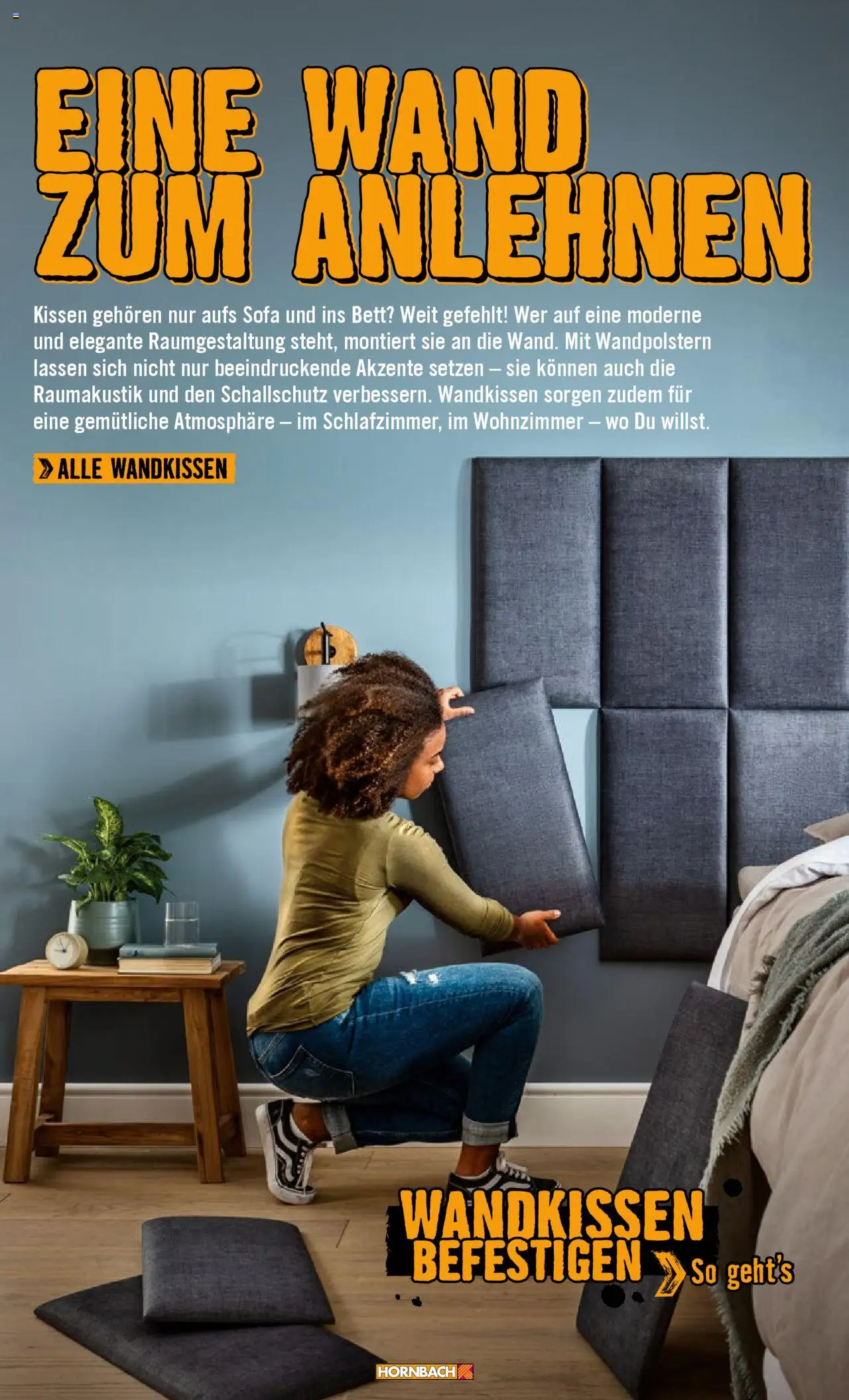 Hornbach Wände 2024 gültig ab 28.10.2024 | Seite: 34 | Produkte: Bett, Kissen, Sofa