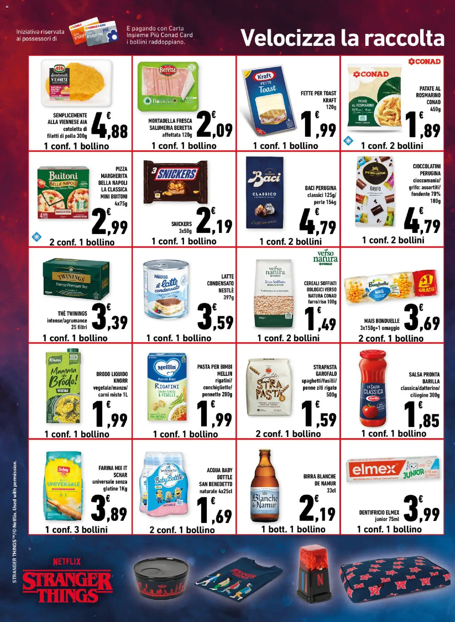 Volantino Conad del 05.11.2025 | Pagina: 14 | Prodotti: Birra, Patate, Salsa, Mortadella