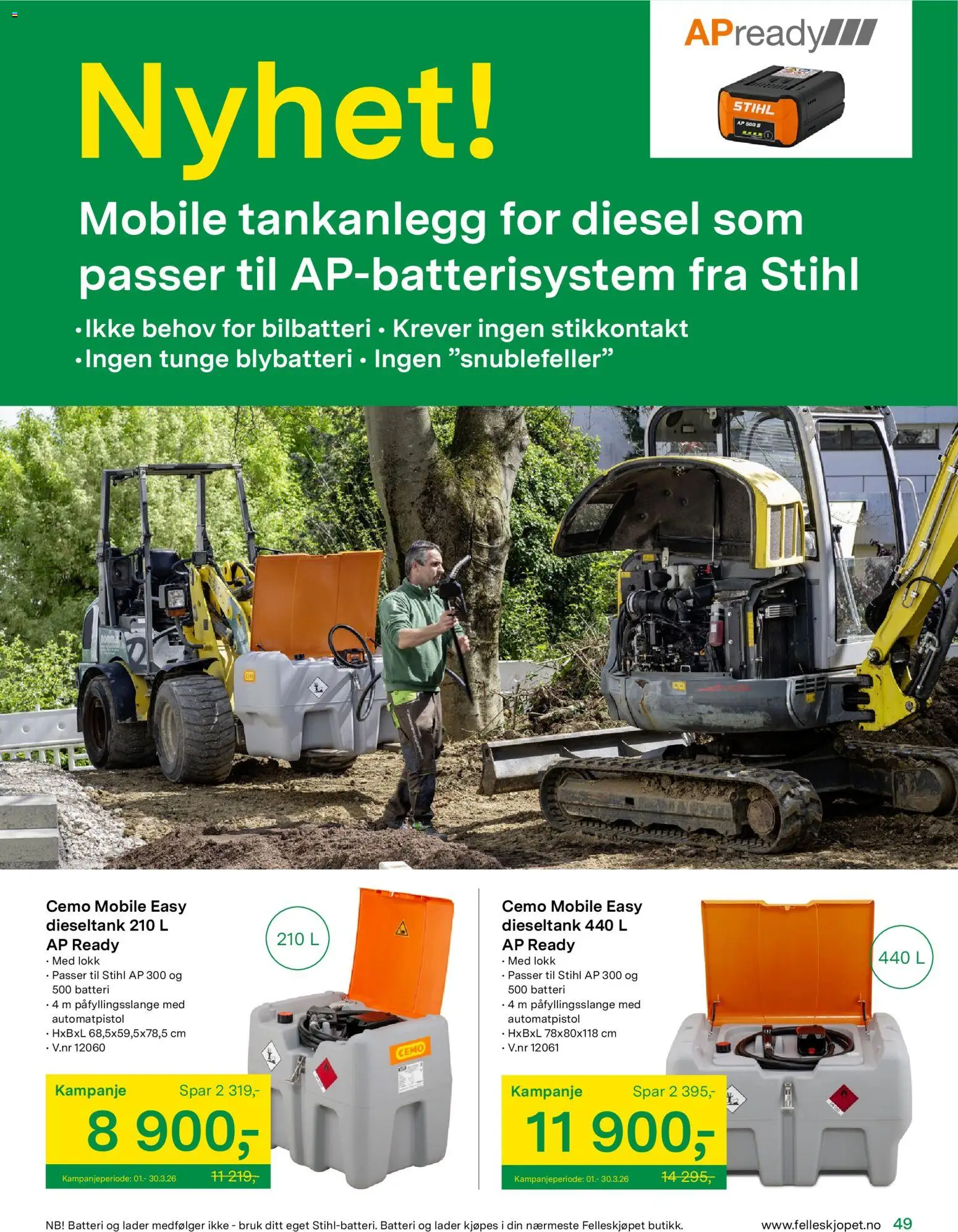 {H1} | Side: 49 | Produkter: Stikkontakt, Batteri