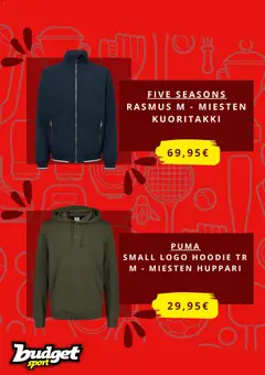 Budget Sport-mainoslehti voimassa 10.04.2026 alkaen | Sivu: 3 | Tuotteet: Huppari, Kuoritakki