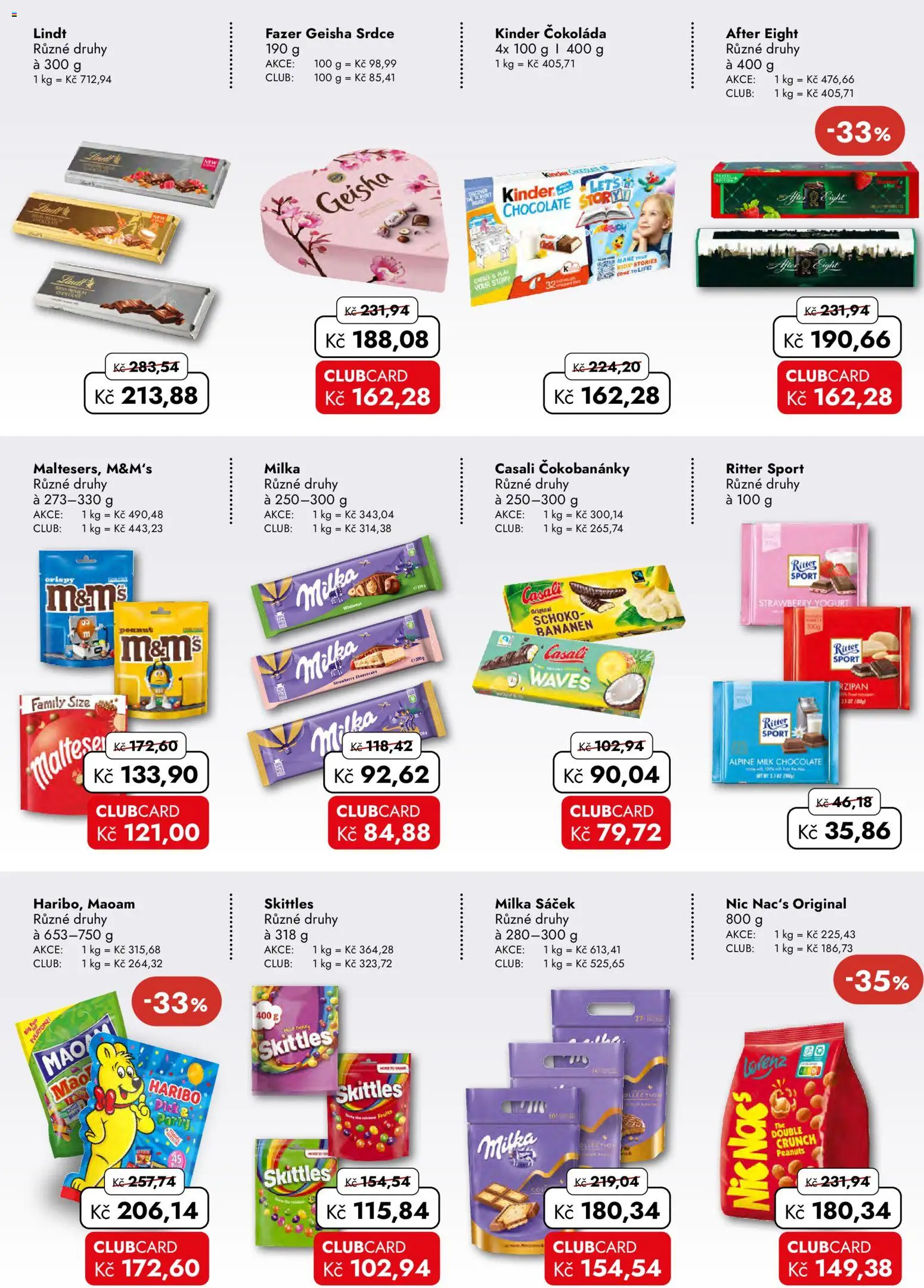 Travel Free leták od 20.03.2026 | Strana: 6 | Produkty: Kinder čokoláda, Ritter Sport, Cheesecake, Geisha