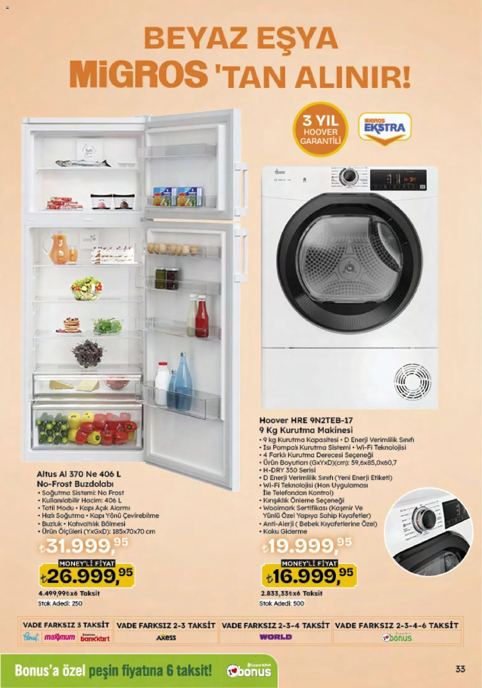 Migros Katalog - 5M Migroskop Dijital - 26.03.2026 tarihinden itibaren geçerlidir | Sayfa: 131 | Ürünler: Koku, Kurutma makinesi, Buzdolabı