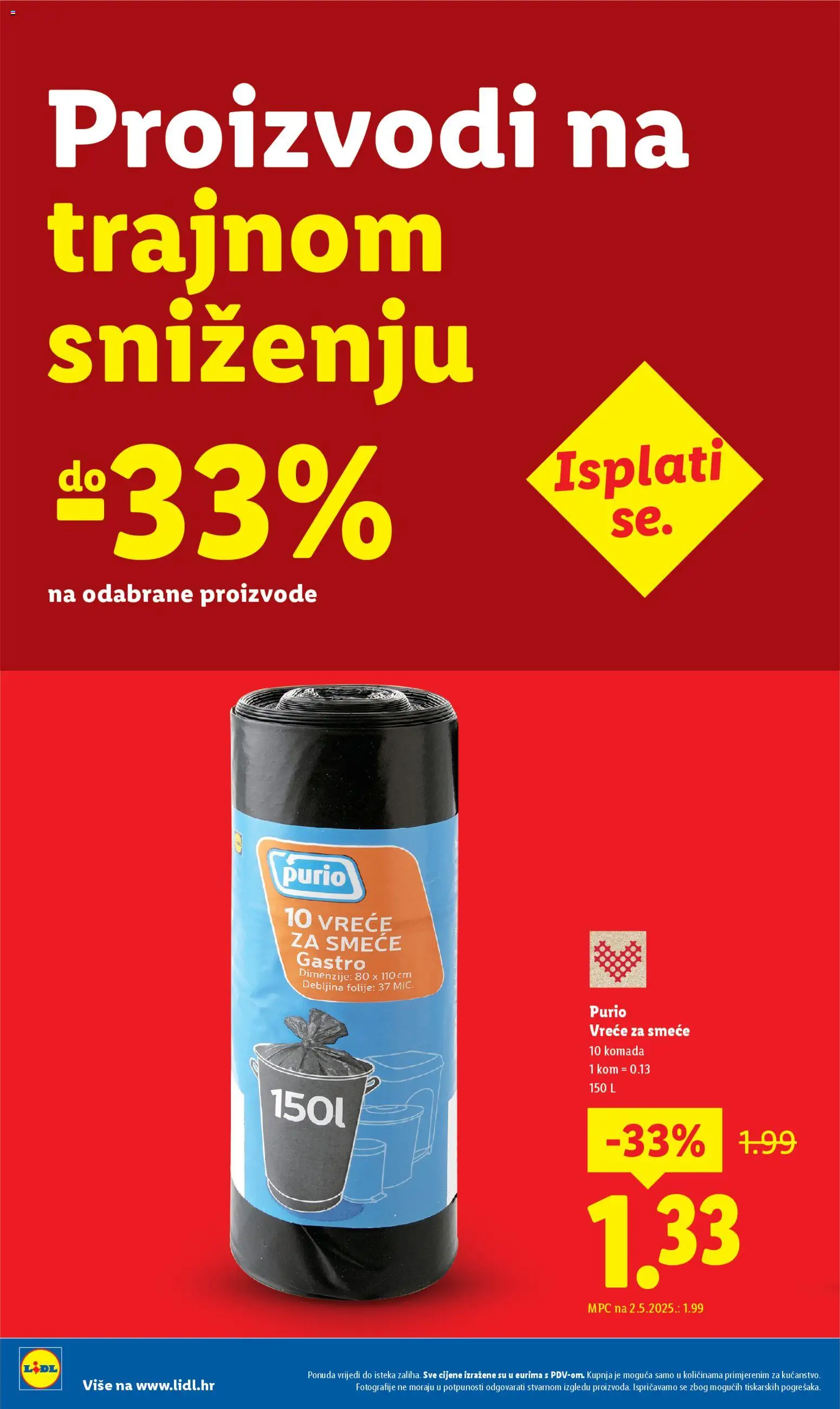 Lidl katalog | vrijedi od 08.09.2025 | Stranica: 24 | Proizvodi: Vreće za smeće