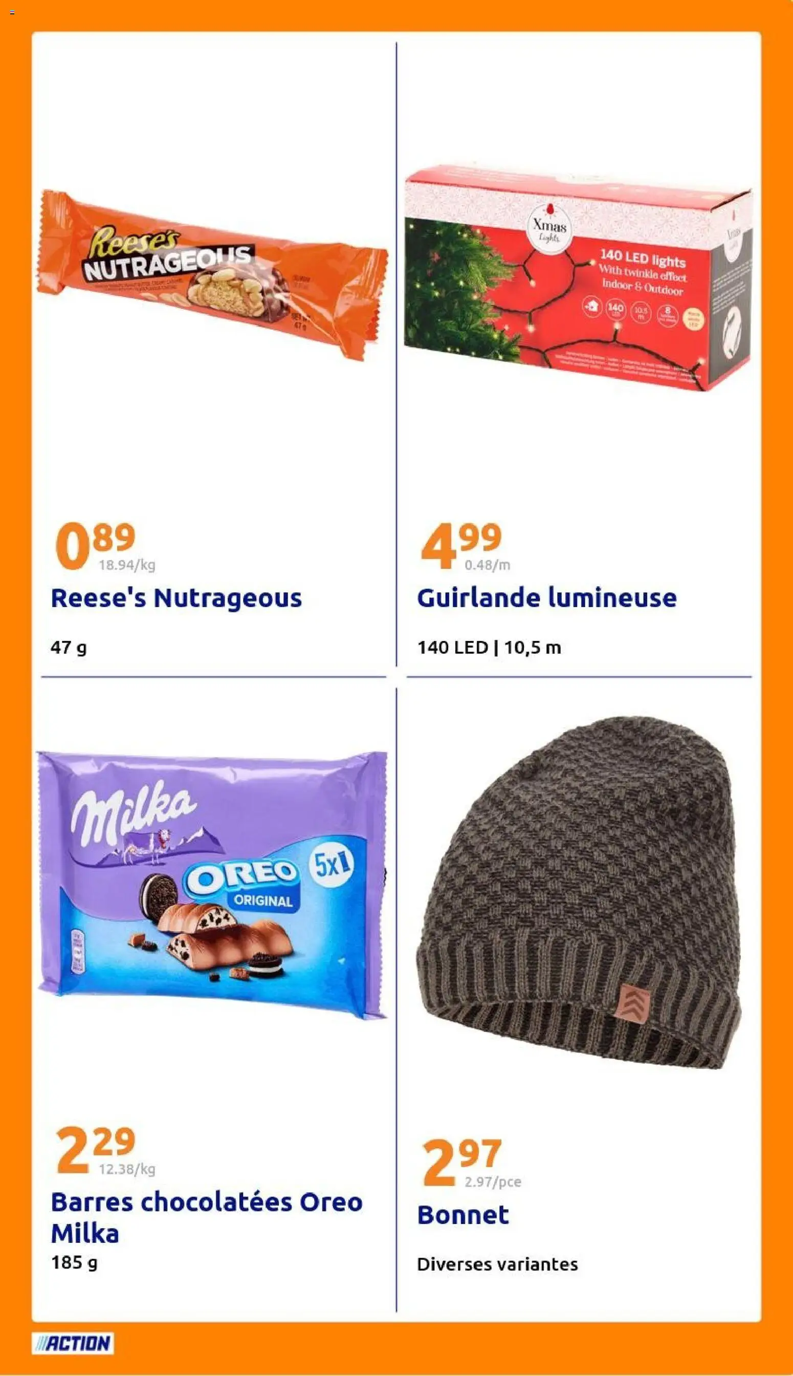 {H1} | Page: 25 | Produits: Bonnet, Guirlande lumineuse