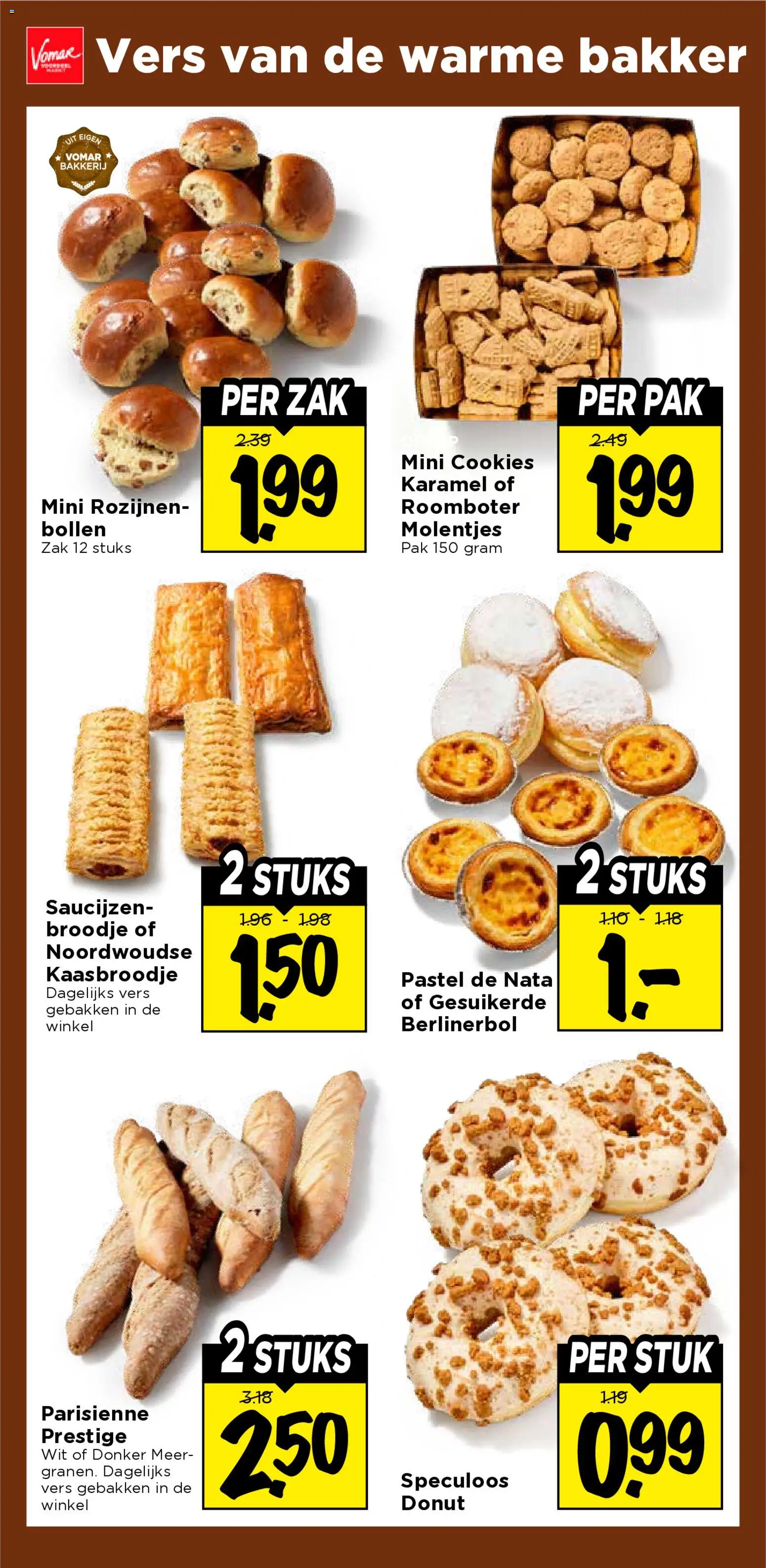 {H1} | Pagina: 20 | Producten: Roomboter, Rozijnen, Zak, Broodje