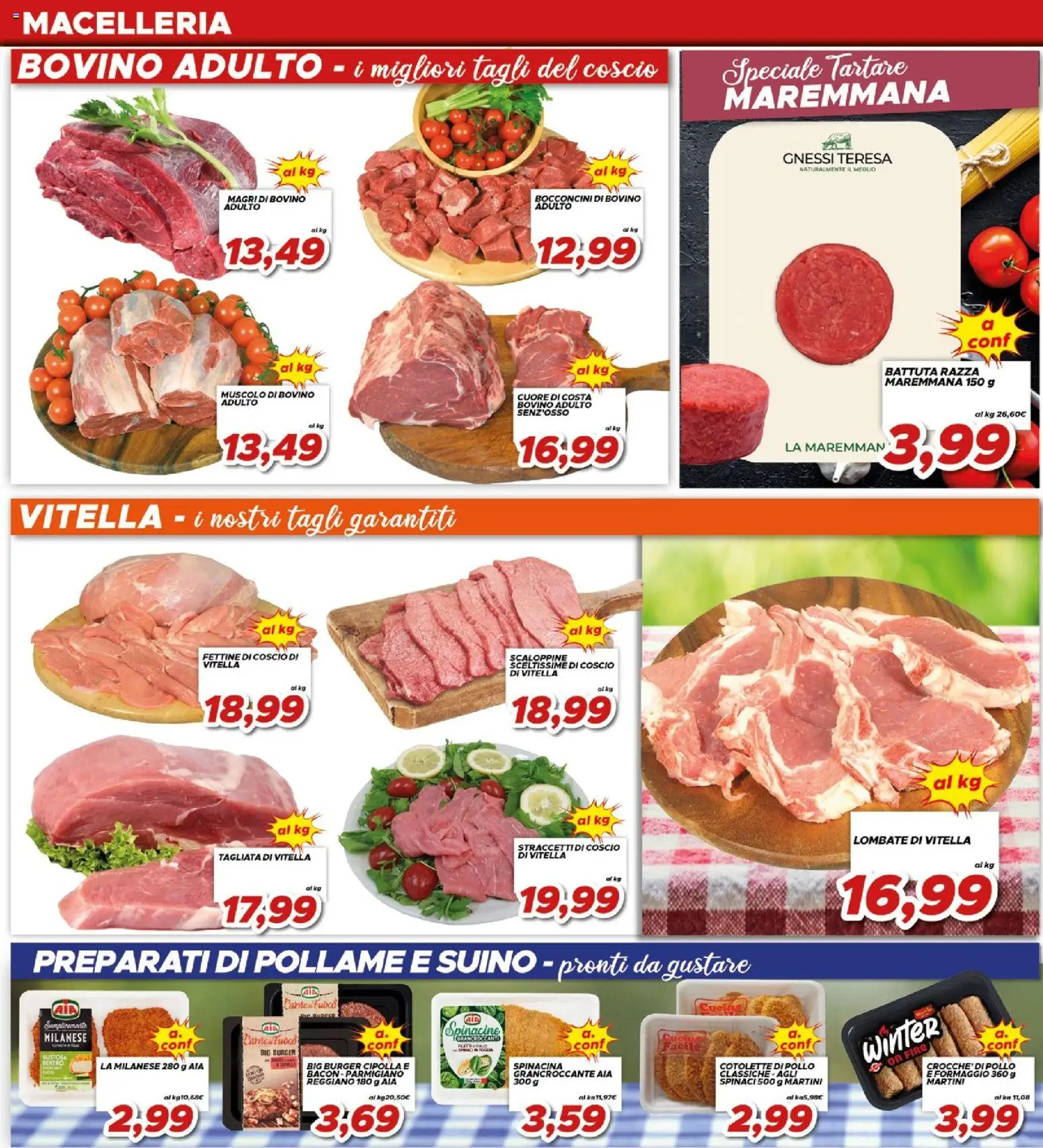 Volantino Ma Supermercati del 06.03.2026 | Pagina: 10 | Prodotti: Pollo, Suino, Formaggio, Parmigiano