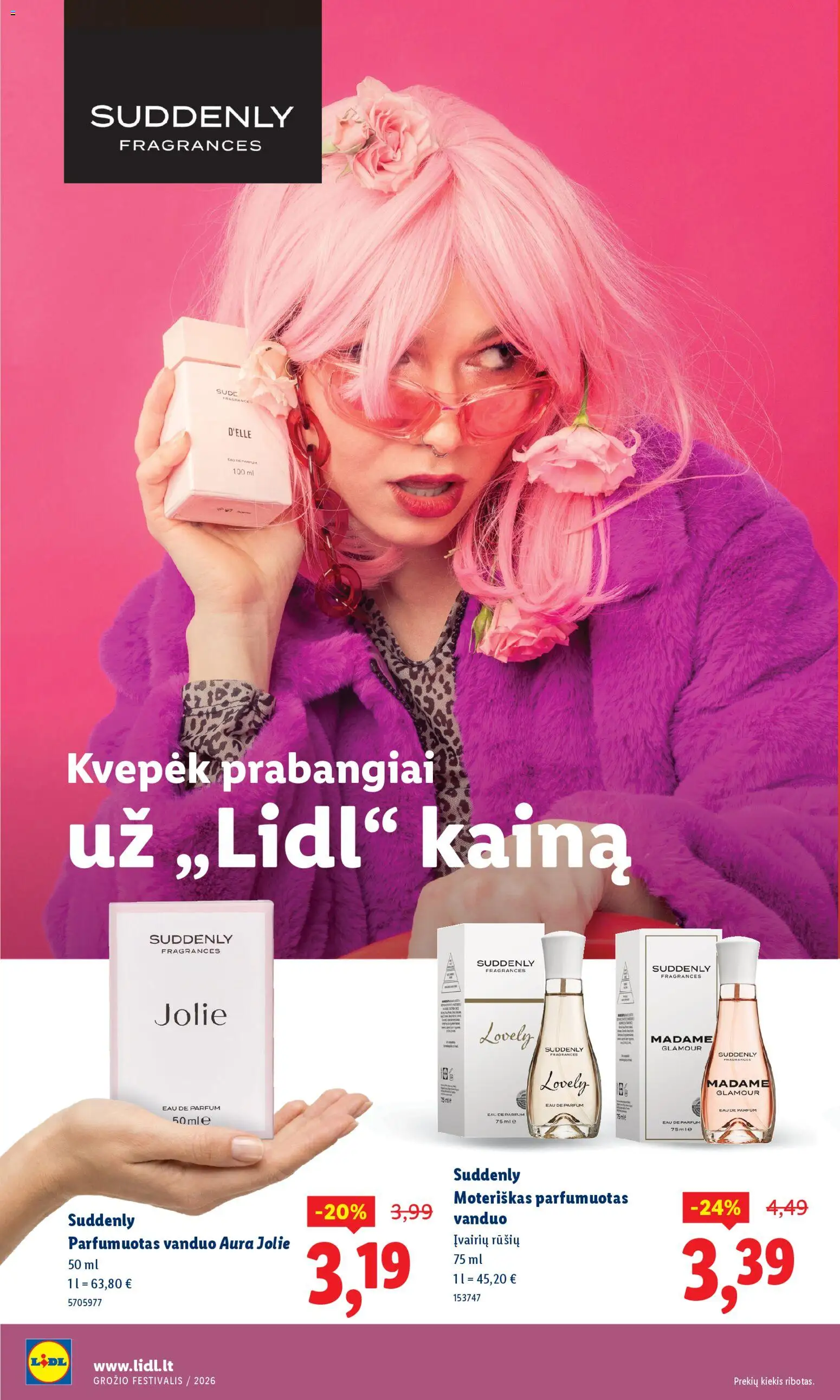 LIDL akcijos nuo 12.02.2026 | Puslapis: 14 | Prekių: Parfumuotas vanduo