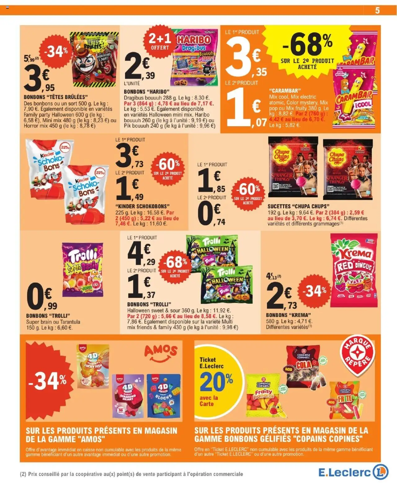 {H1} | Page: 5 | Produits: Bonbons Haribo, Thé, Bonbons, Chips