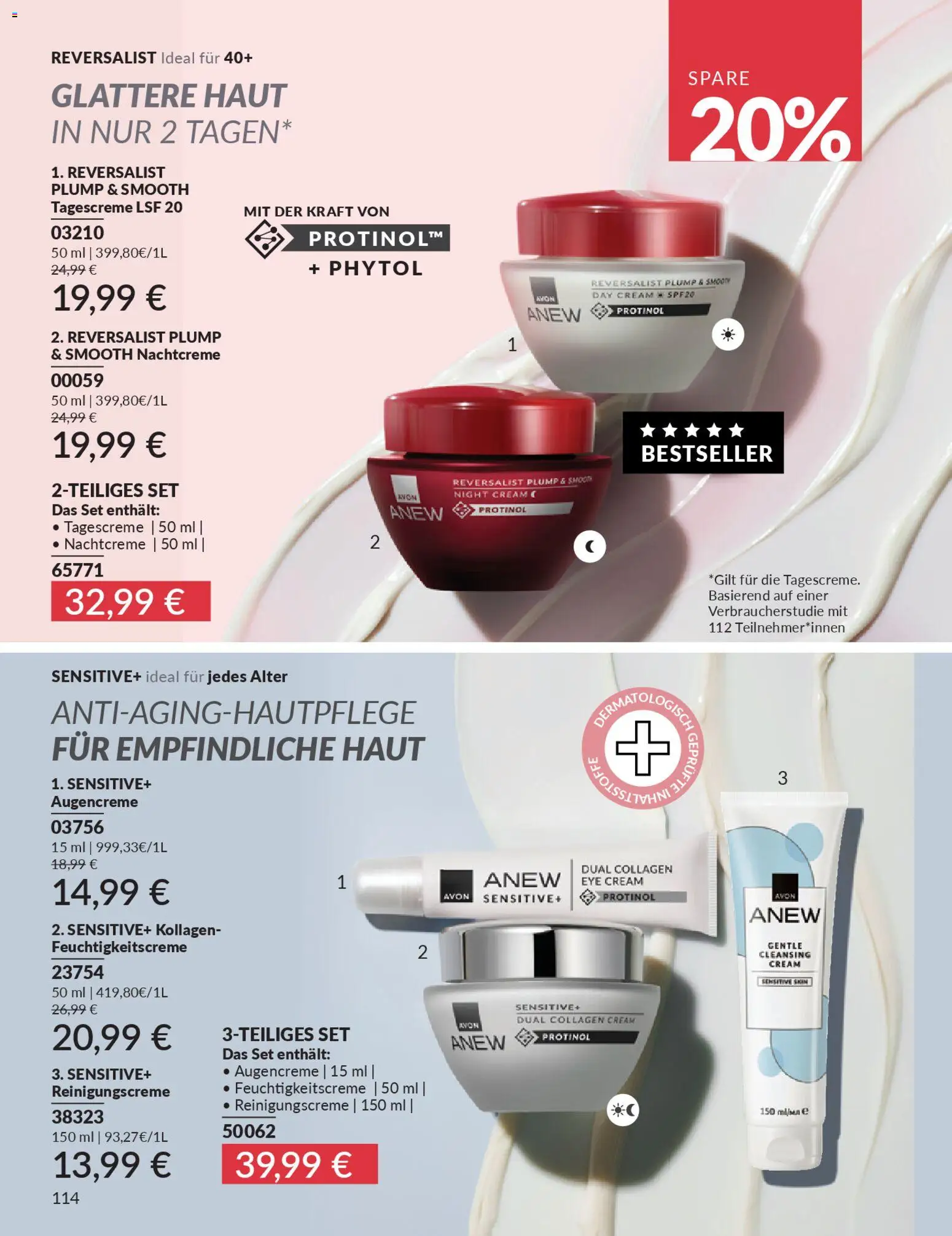 AVON Katalog März 2026 – gültig ab 01.03.2026 | Seite: 116 | Produkte: Tagescreme, Nachtcreme
