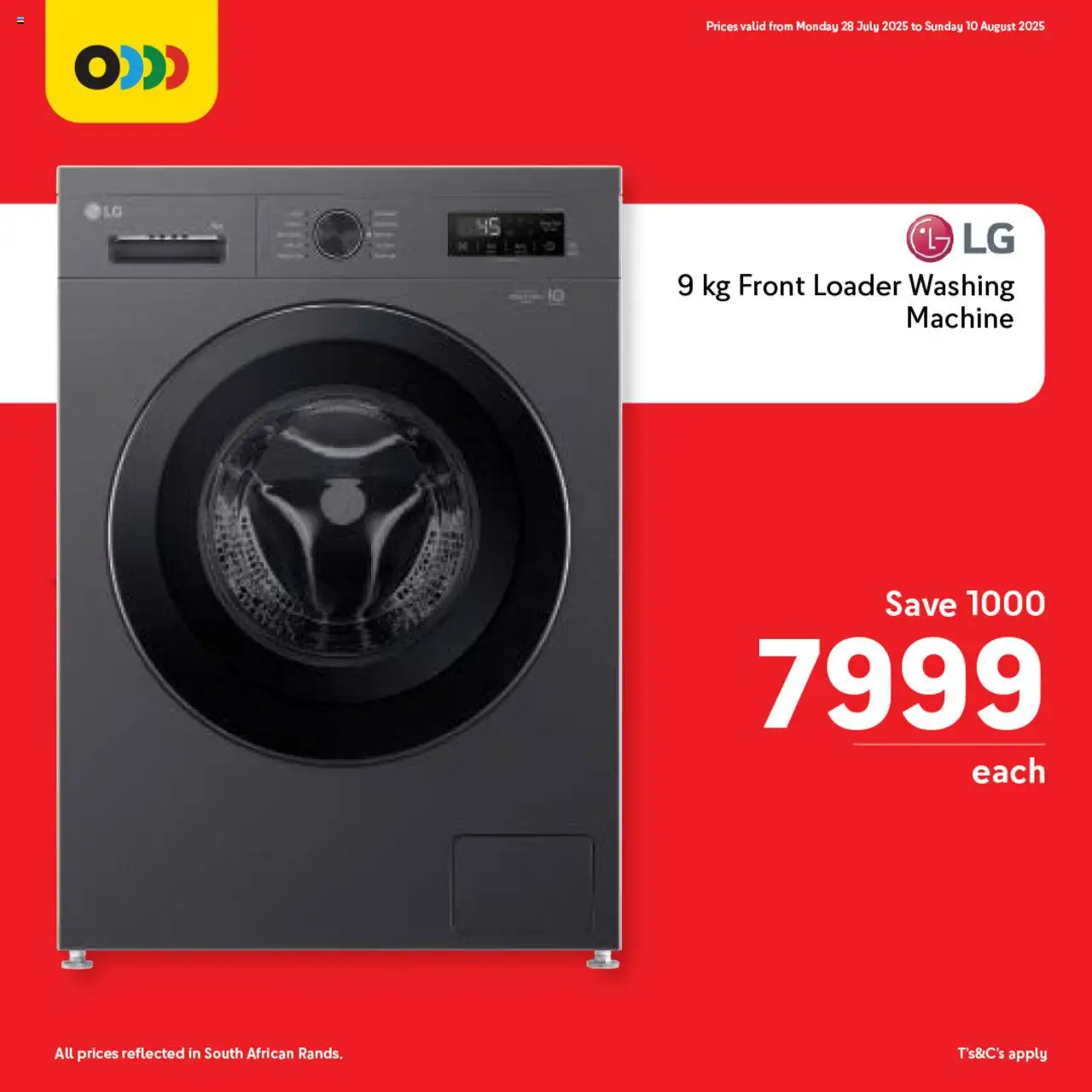 Makro Birthday Price-Drop Appliances │ valid from 28.07.2025 | Page: 8 | Products: Washing machine