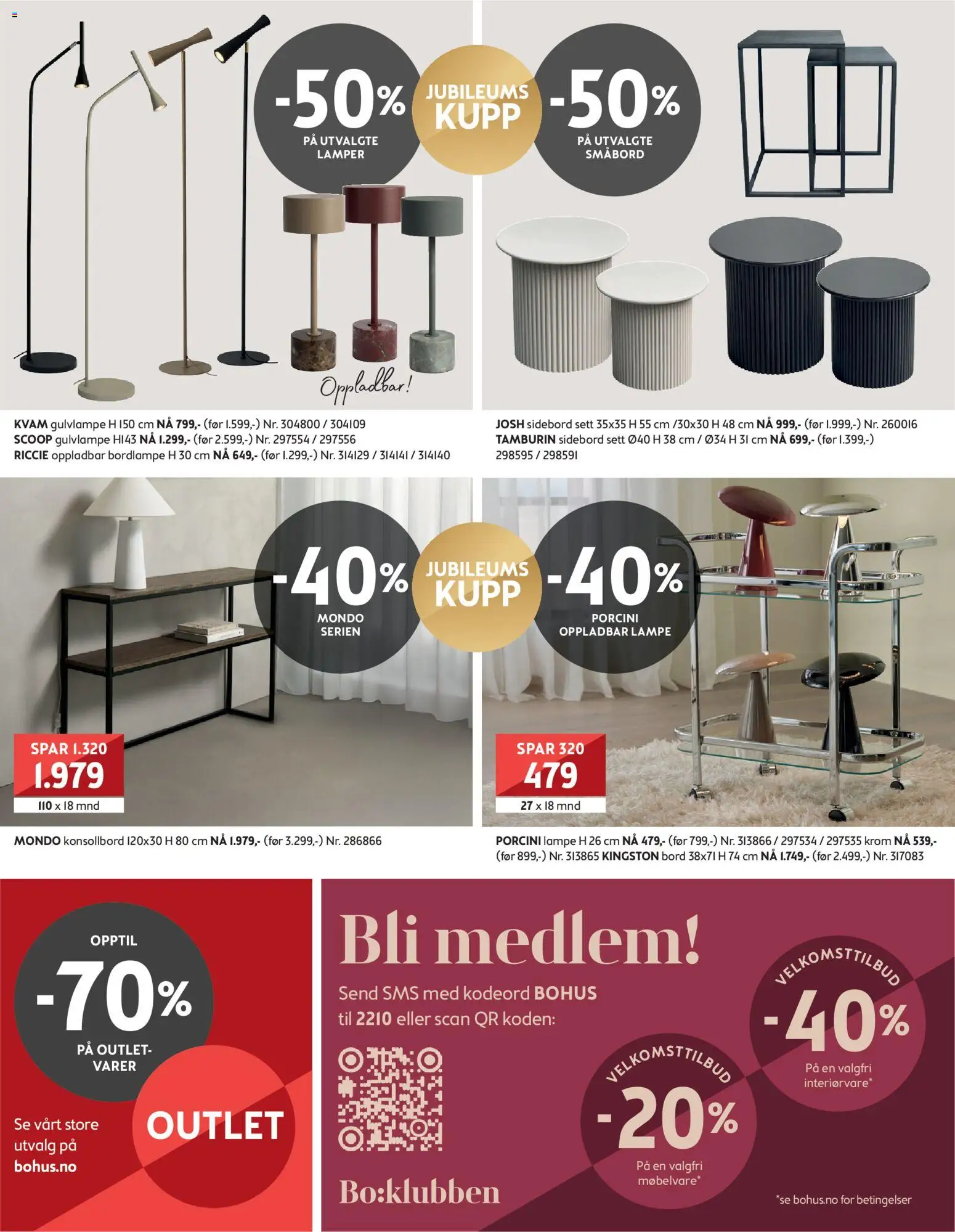 {H1} | Side: 23 | Produkter: Konsollbord, Sidebord, Bord, Lampe