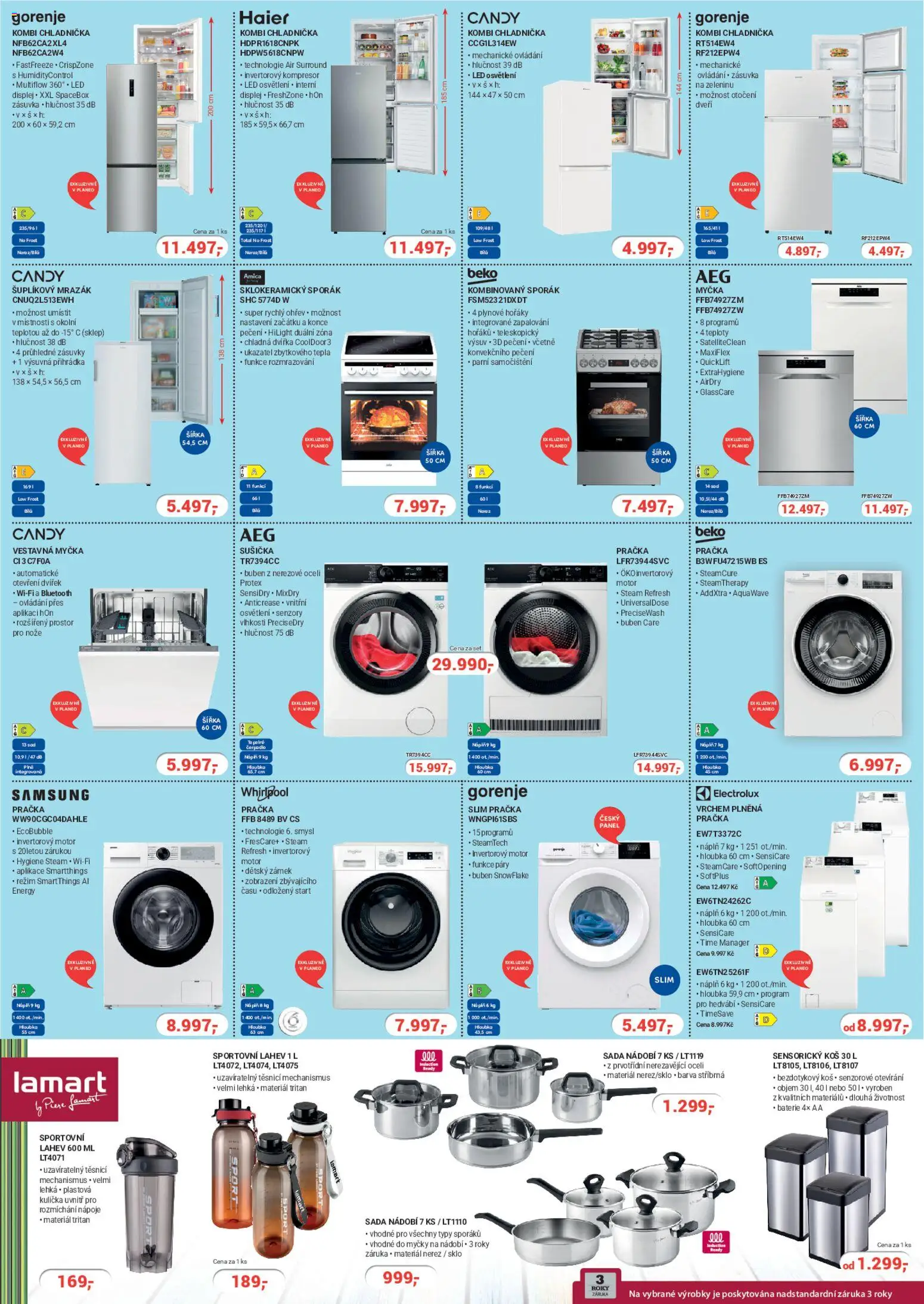 Planeo Elektro leták od 05.01.2026 | Strana: 4 | Produkty: Chladnička, Mrazák, Sušička, Láhev