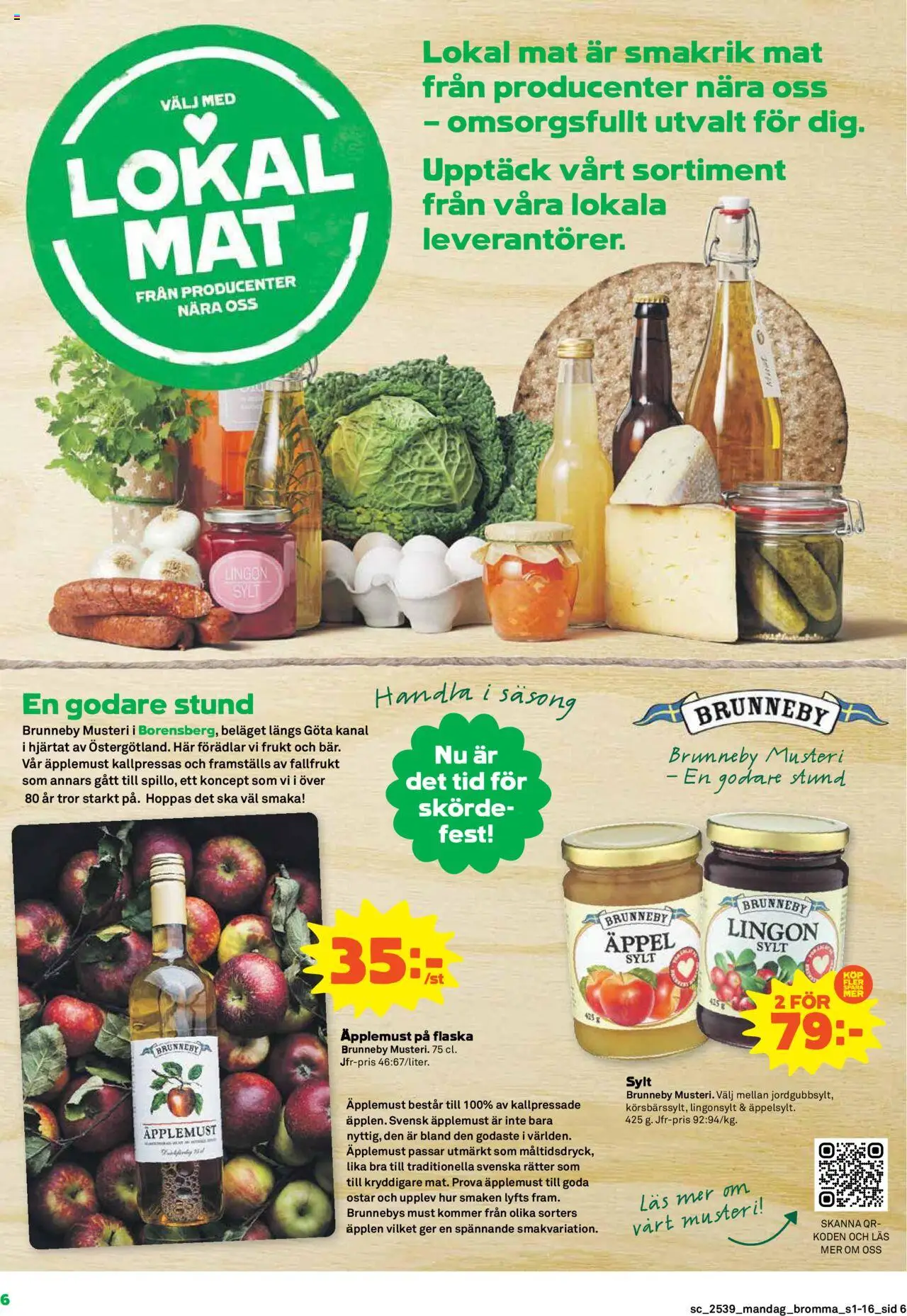 Stora Coop reklamblad aktuell från 22.09.2025 | Sida: 6 | Produkter: Äpplen