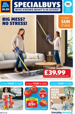 Preview of Aldi - Weekly offers UK Specialbuys valid from 14.08.2025